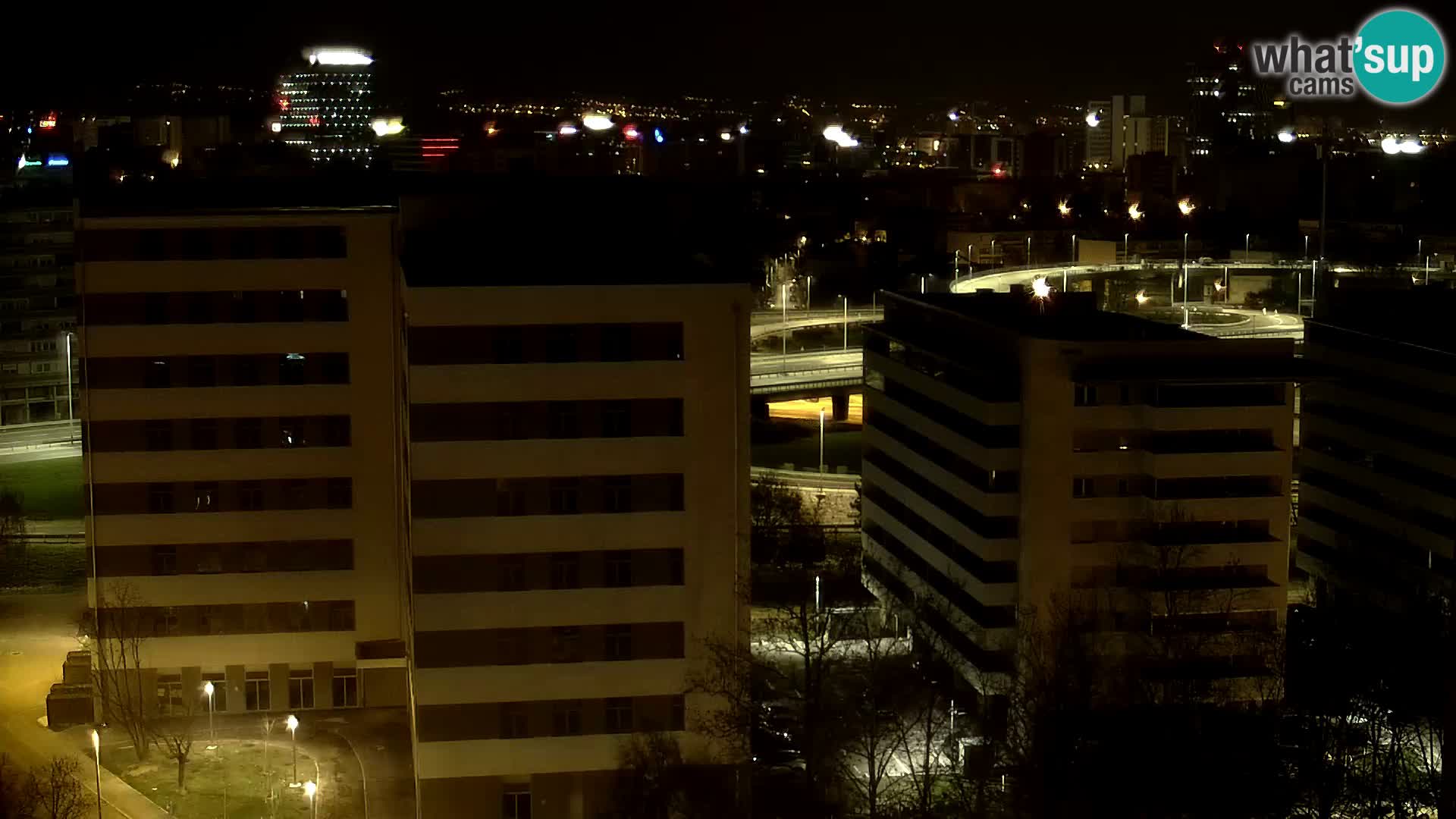 Rotatoria e incrocio viale Slavonska e Marin Držić  – webcam di Zagabria