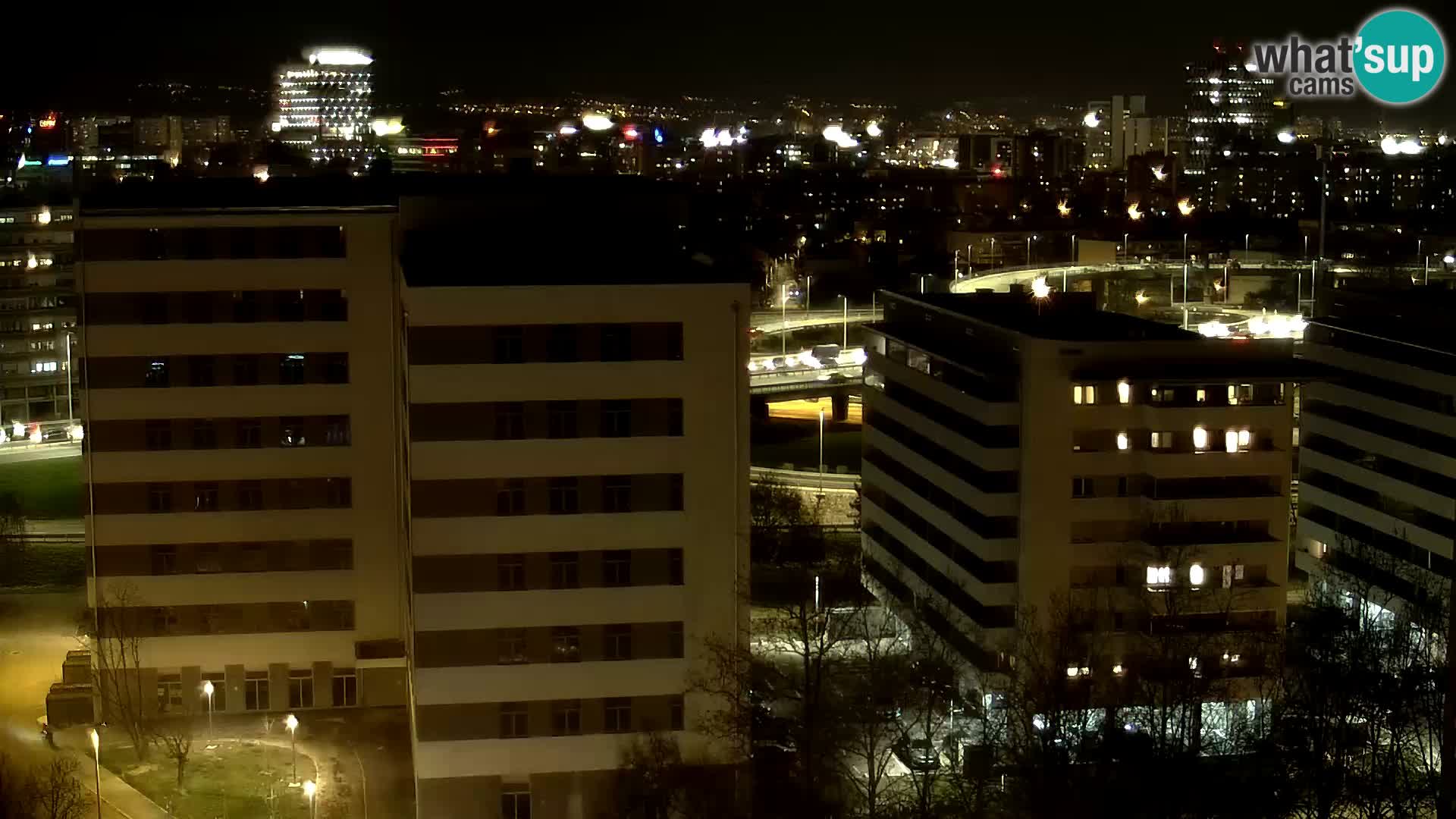 Web kamera Petlja Slavonska – Držićeva  – Zagreb Live