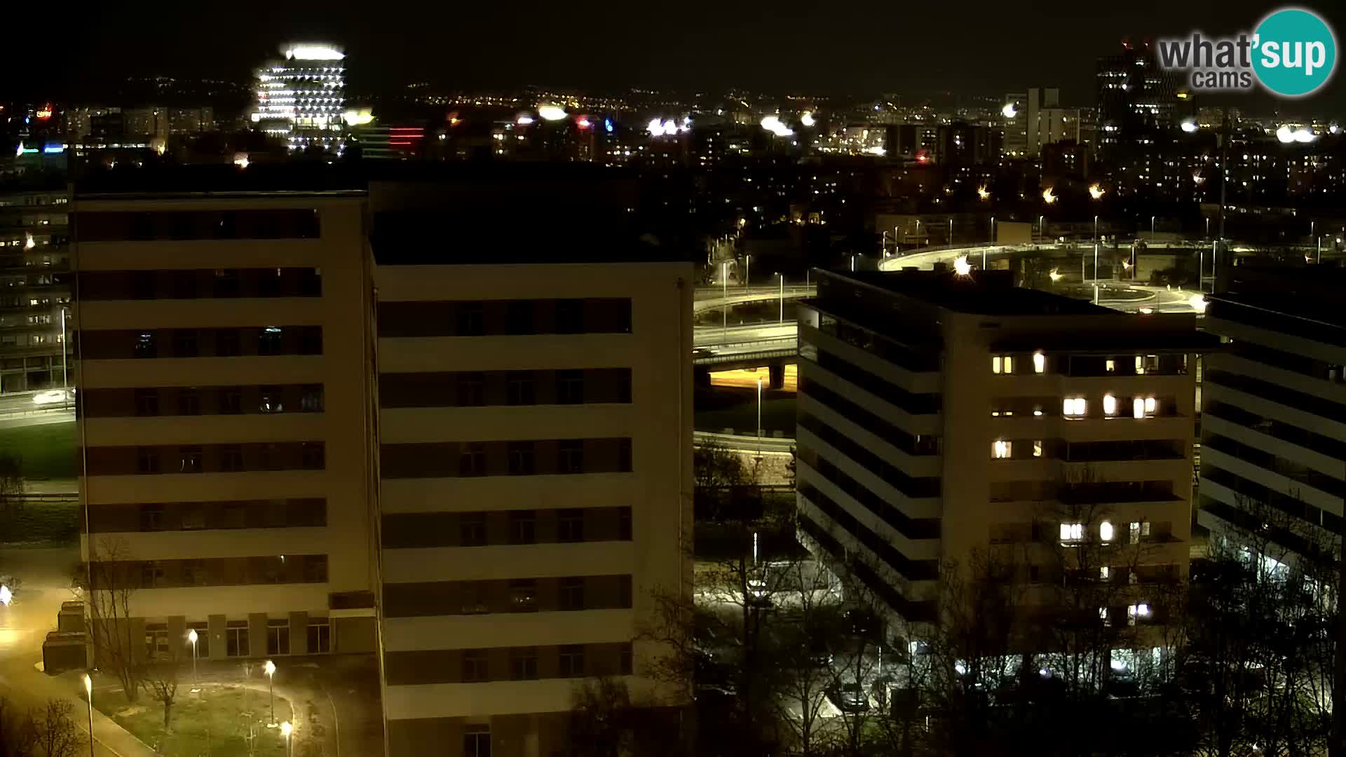 Web kamera Petlja Slavonska – Držićeva – Zagreb Live