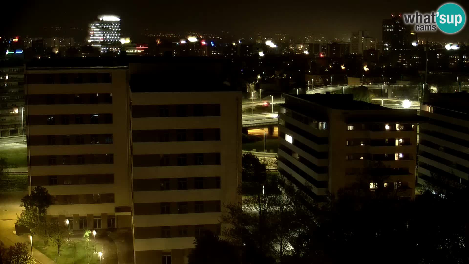 Web kamera Petlja Slavonska – Držićeva – Zagreb Live