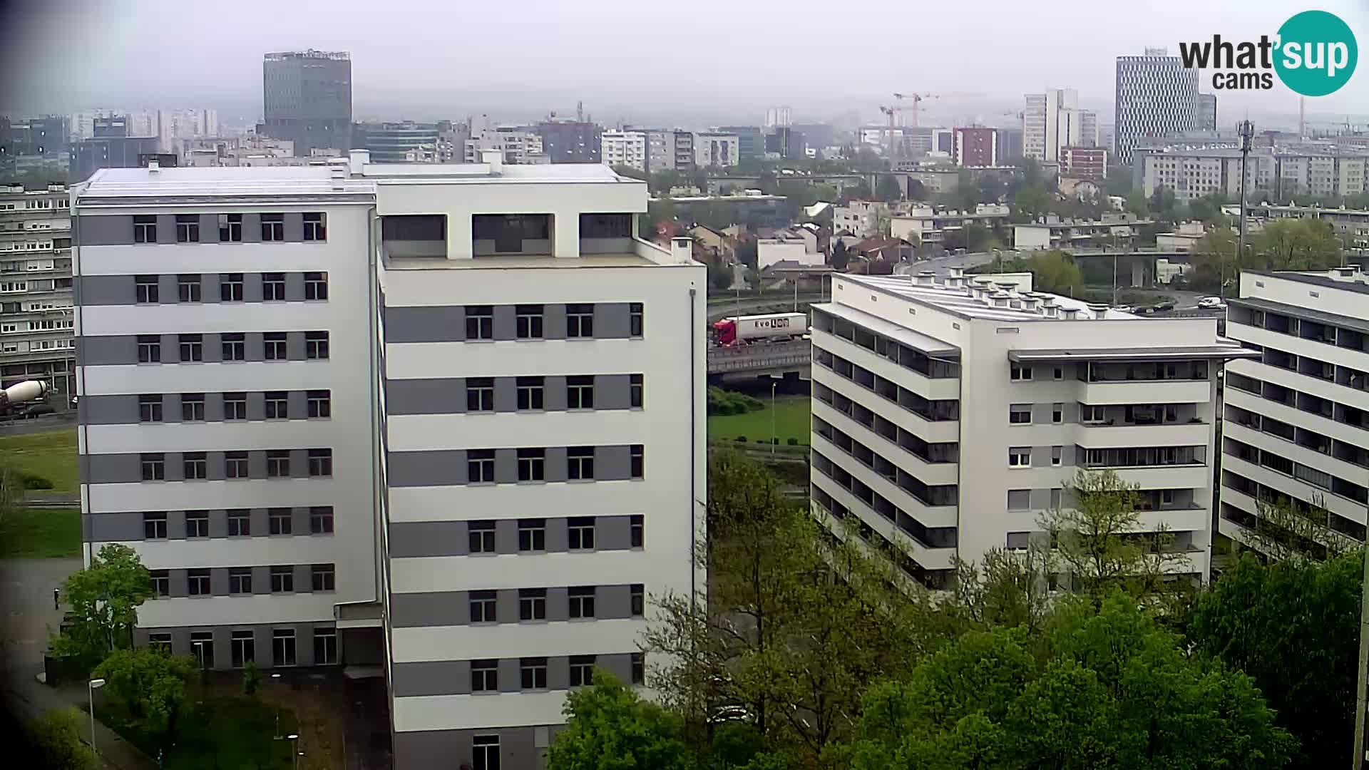 Web kamera Petlja Slavonska – Držićeva  – Zagreb Live