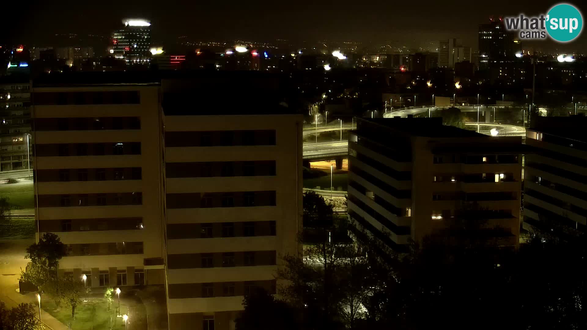 Rotatoria e incrocio viale Slavonska e Marin Držić  – webcam di Zagabria