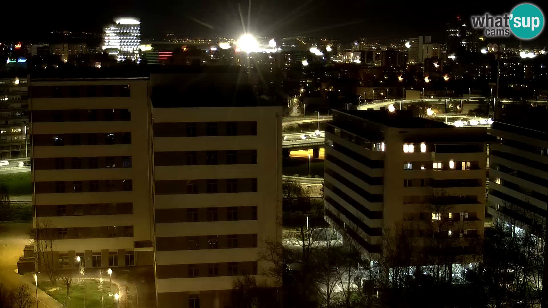 Rotatoria e incrocio viale Slavonska e Marin Držić  – webcam di Zagabria