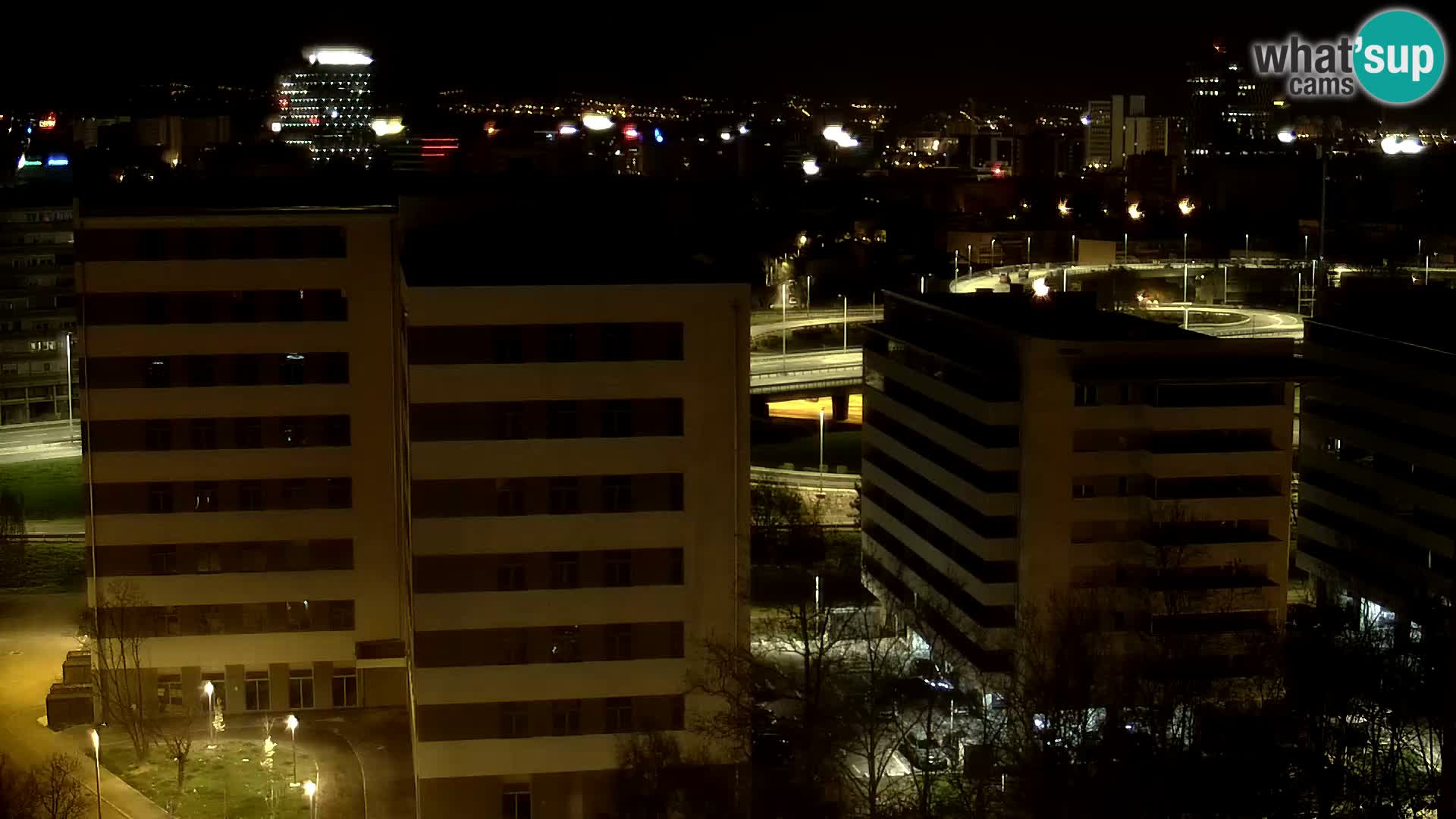 Rotatoria e incrocio viale Slavonska e Marin Držić  – webcam di Zagabria