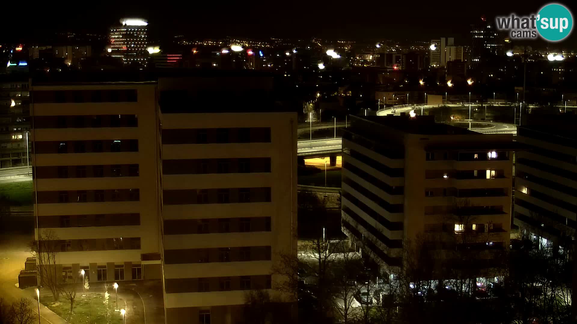 Rotatoria e incrocio viale Slavonska e Marin Držić  – webcam di Zagabria