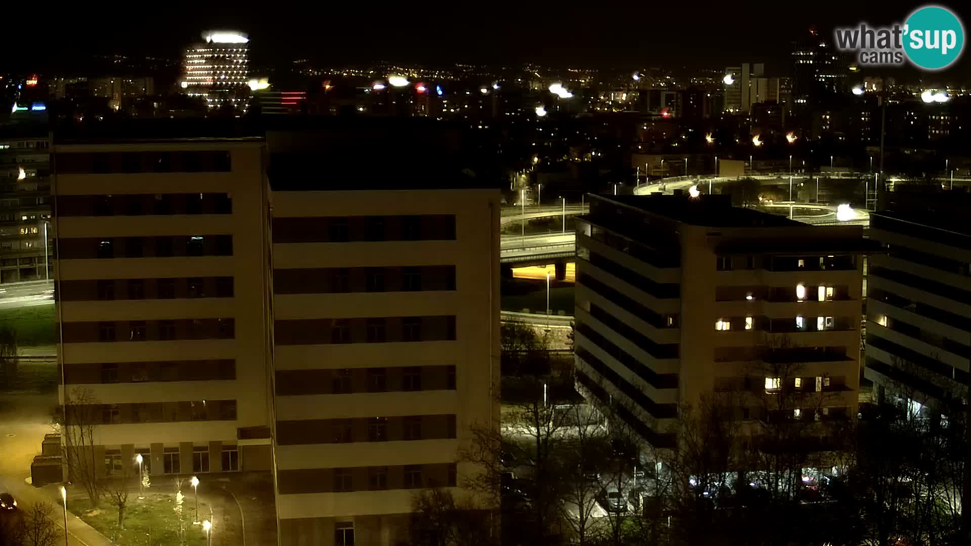 Rotatoria e incrocio viale Slavonska e Marin Držić – webcam di Zagabria