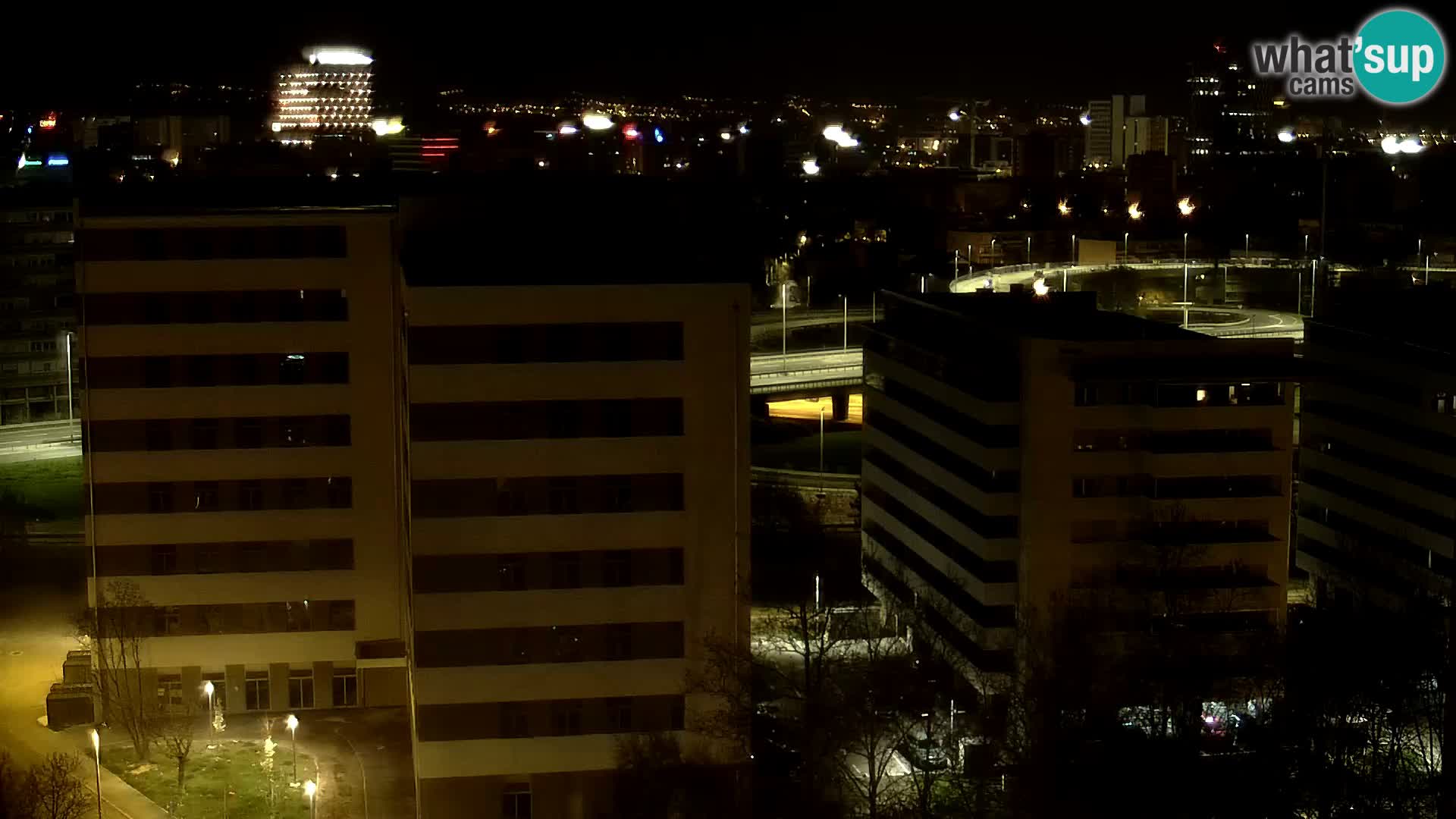 Live Interchange of Slavonska Avenue and Marin Držić Avenue in Zagreb webcam