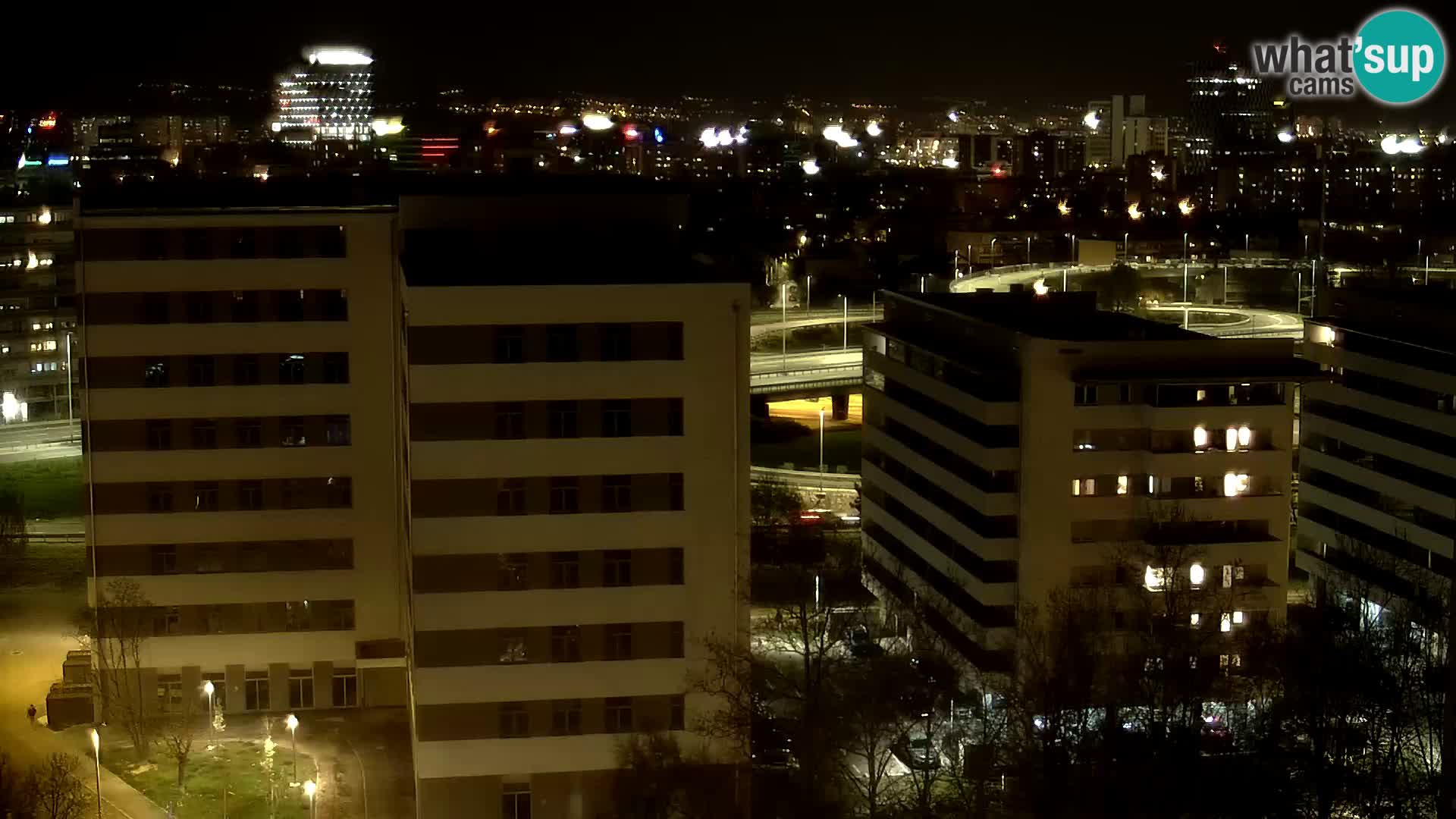 Web kamera Petlja Slavonska – Držićeva  – Zagreb Live