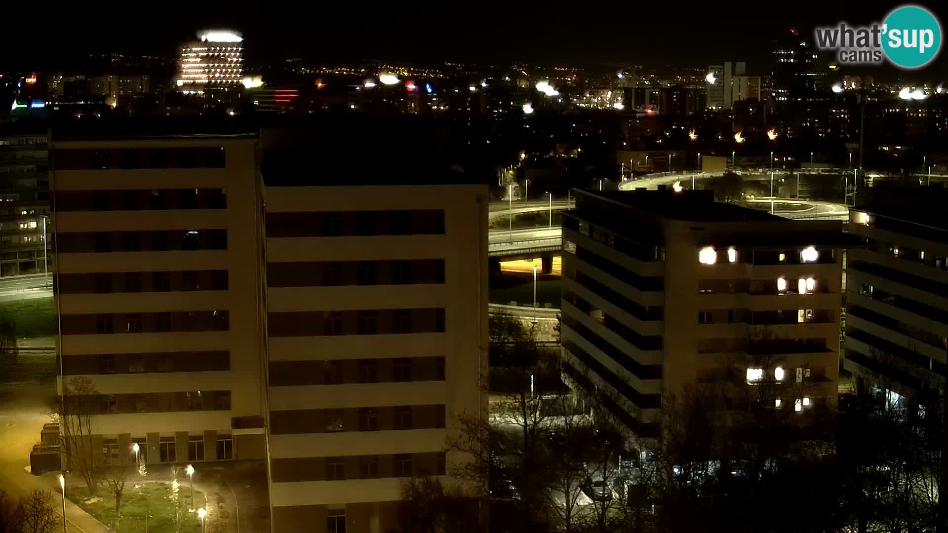 Web kamera Petlja Slavonska – Držićeva  – Zagreb Live