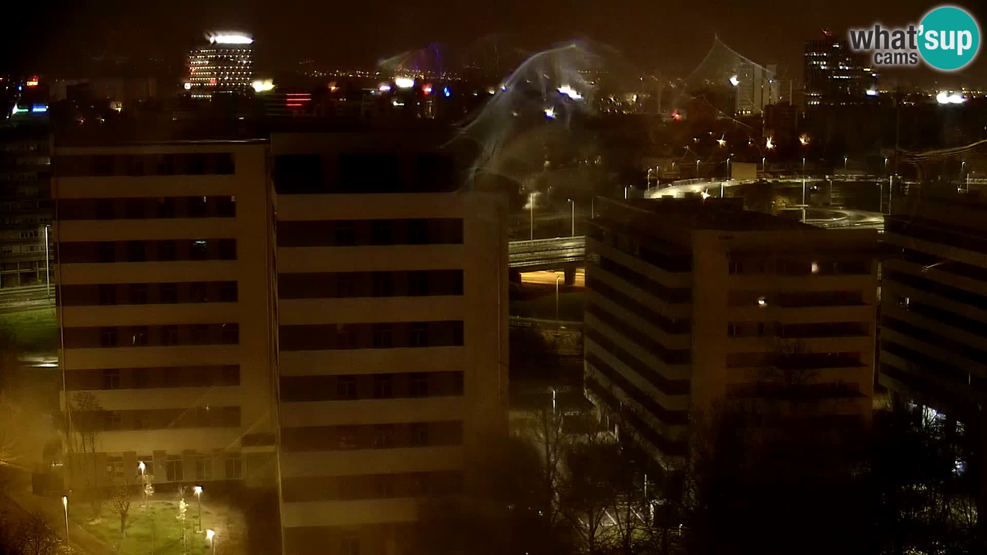 Live Interchange of Slavonska Avenue and Marin Držić Avenue in Zagreb webcam