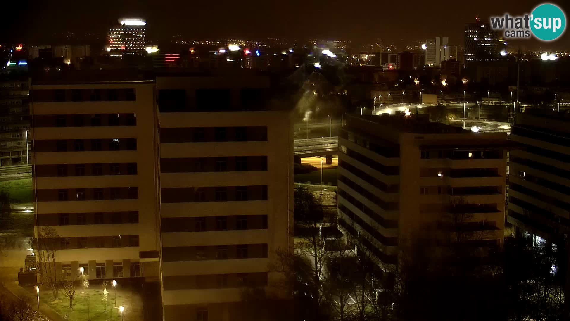 Rotatoria e incrocio viale Slavonska e Marin Držić – webcam di Zagabria