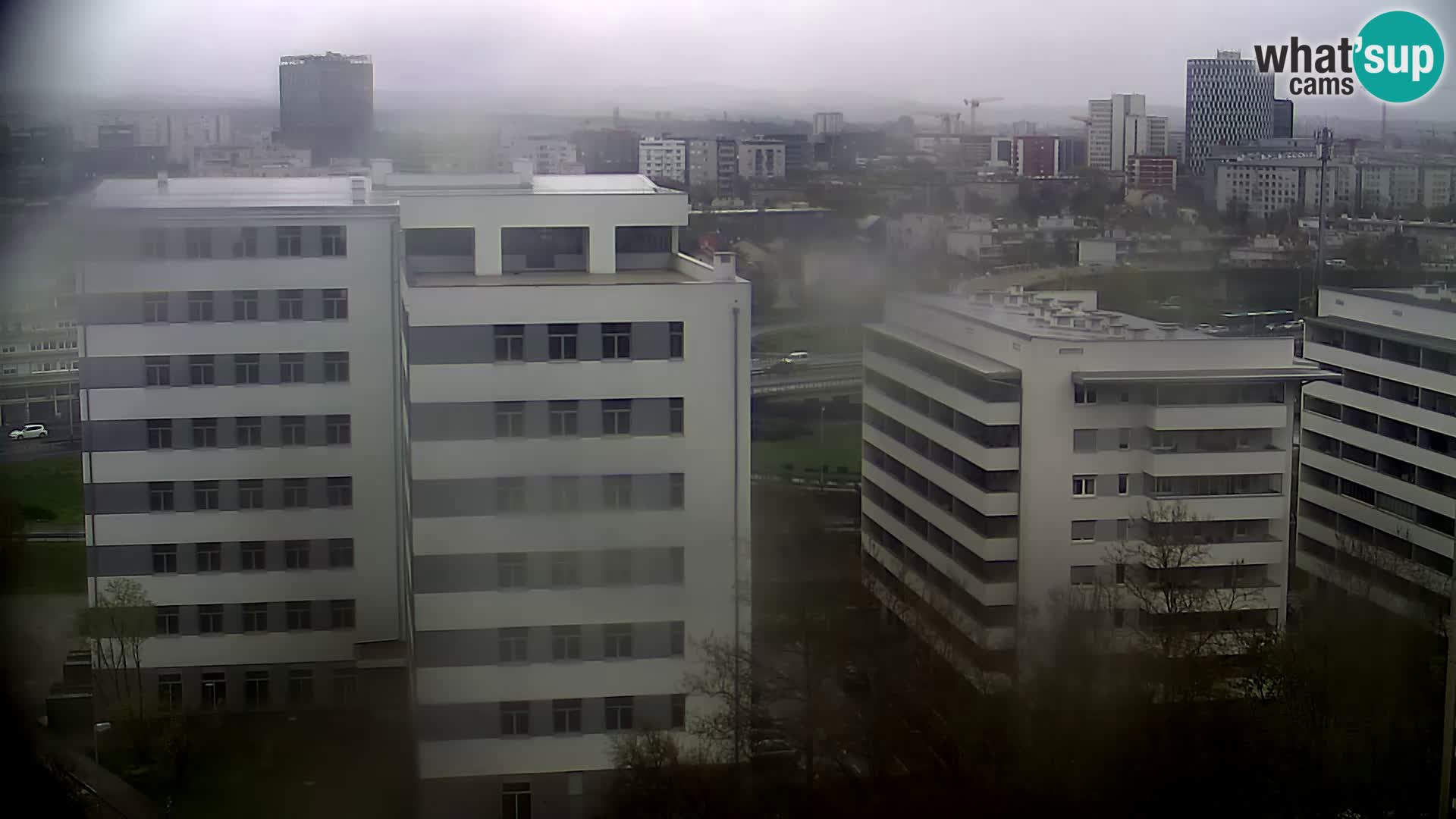 Rotatoria e incrocio viale Slavonska e Marin Držić – webcam di Zagabria