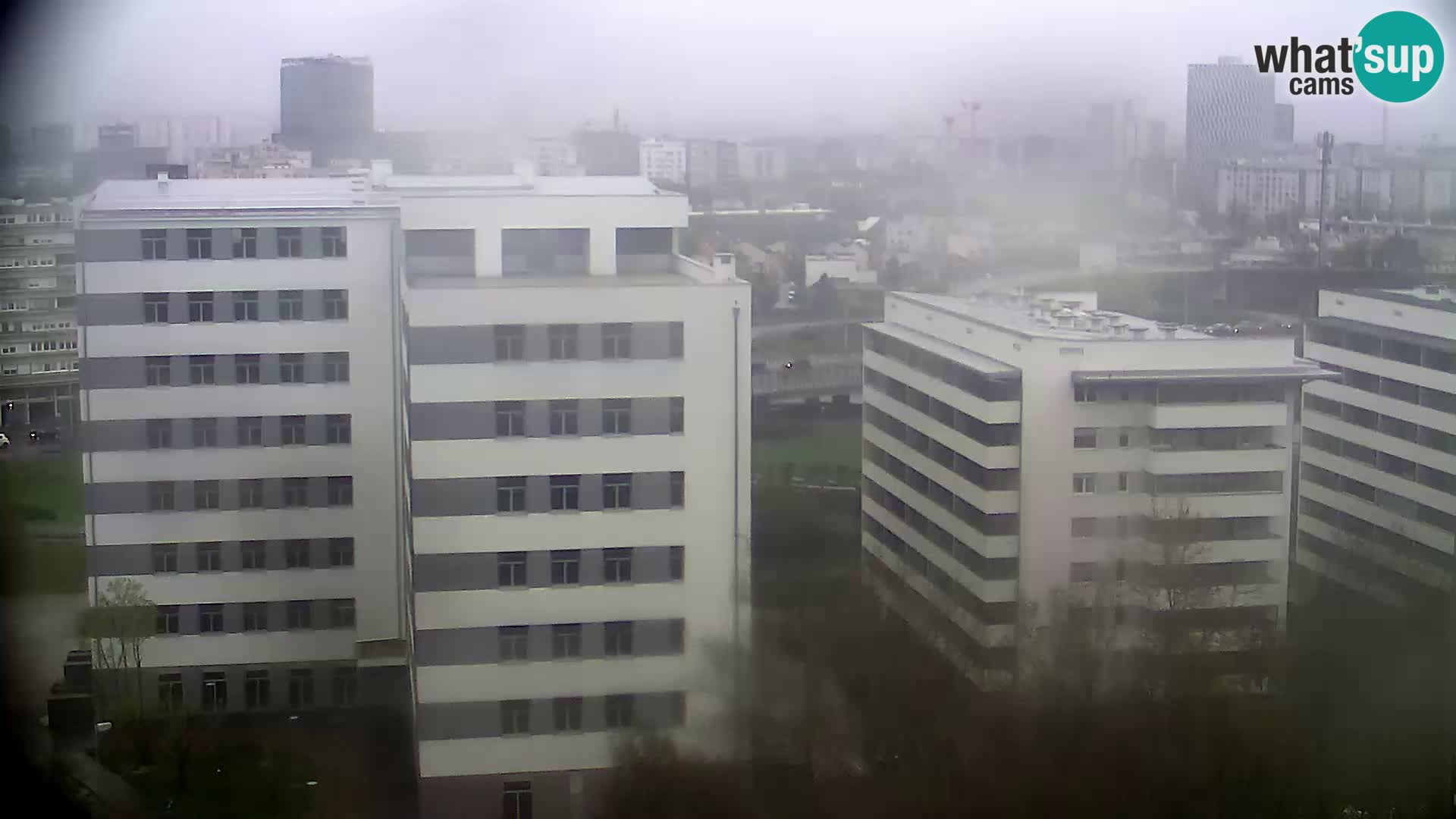 Live Interchange of Slavonska Avenue and Marin Držić Avenue in Zagreb webcam