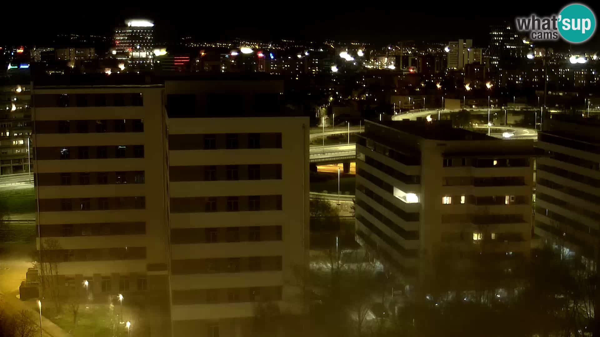 Web kamera Petlja Slavonska – Držićeva  – Zagreb Live