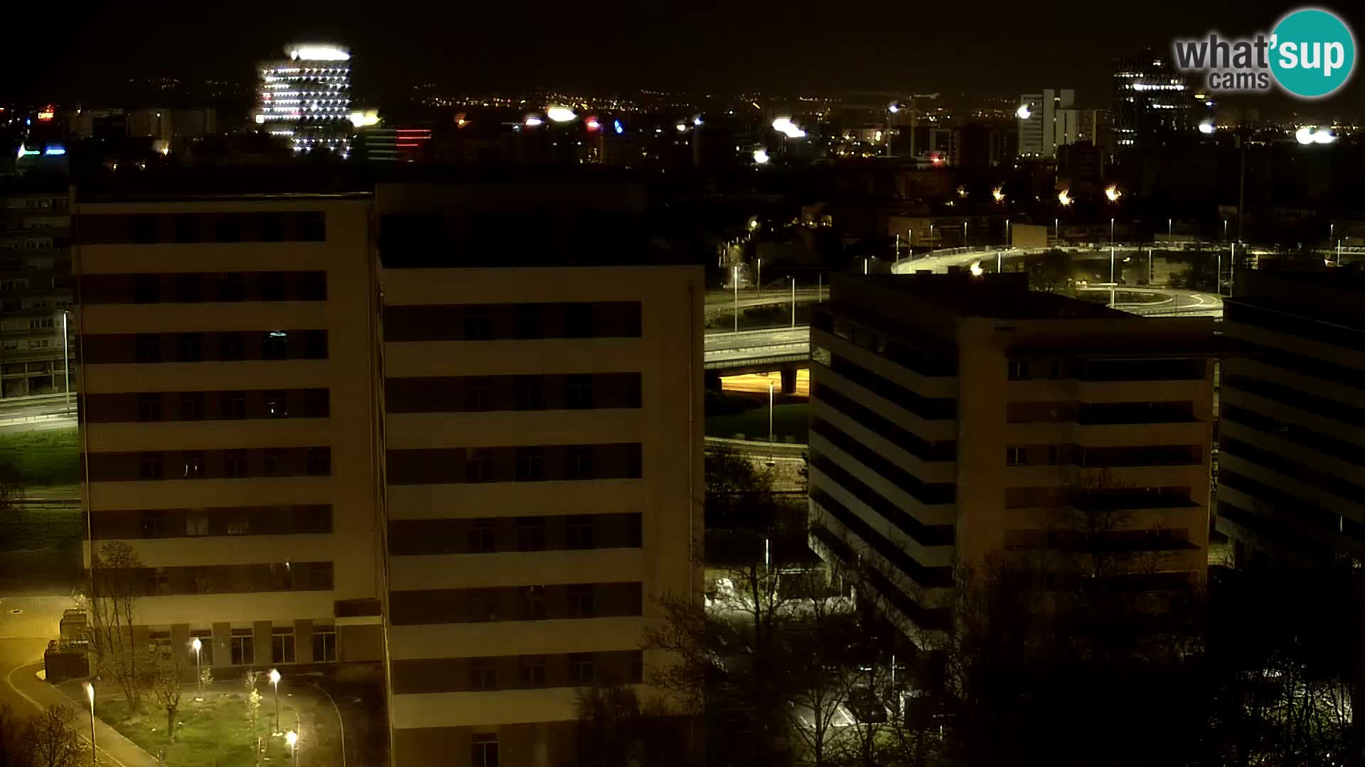 Live Interchange of Slavonska Avenue and Marin Držić Avenue in Zagreb webcam