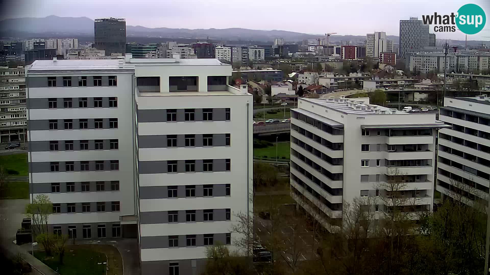 Rotatoria e incrocio viale Slavonska e Marin Držić – webcam di Zagabria