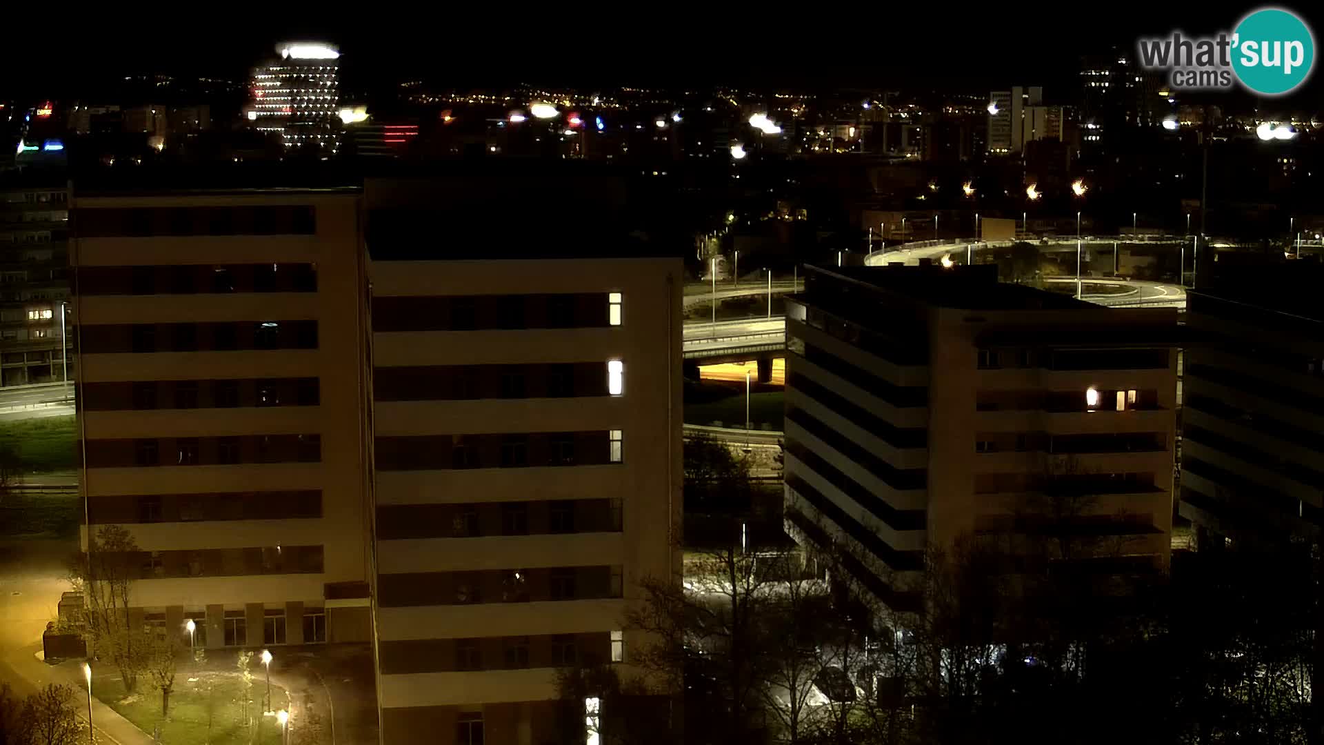 Live Interchange of Slavonska Avenue and Marin Držić Avenue in Zagreb webcam