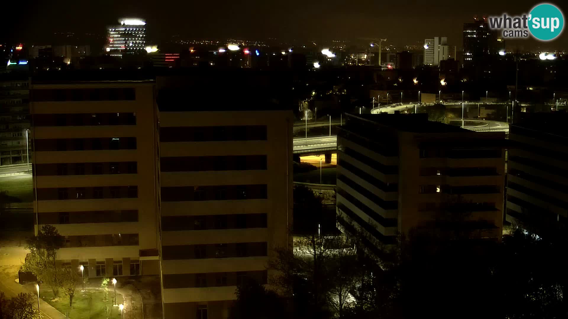 Rotatoria e incrocio viale Slavonska e Marin Držić  – webcam di Zagabria