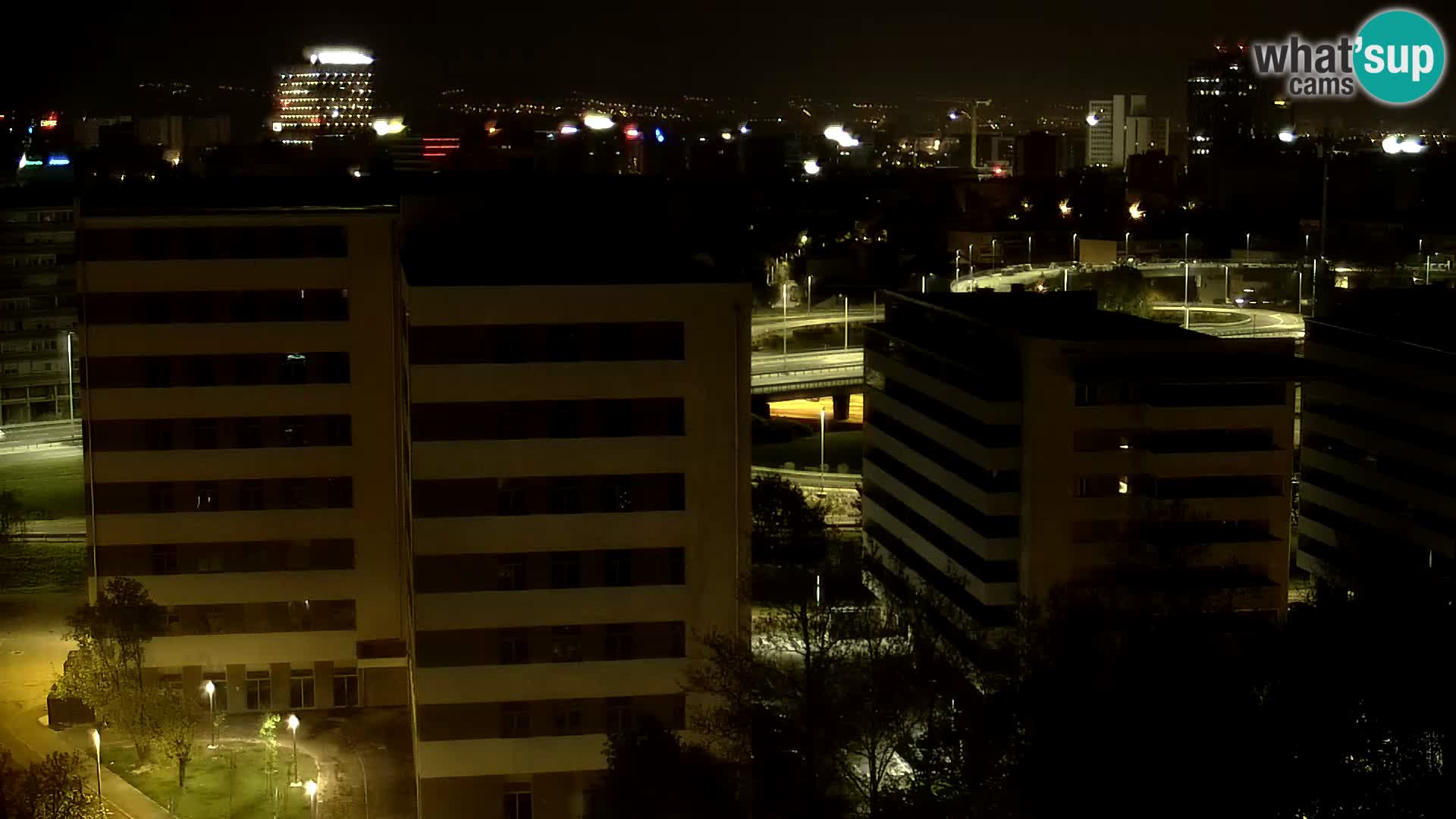 Rotatoria e incrocio viale Slavonska e Marin Držić – webcam di Zagabria