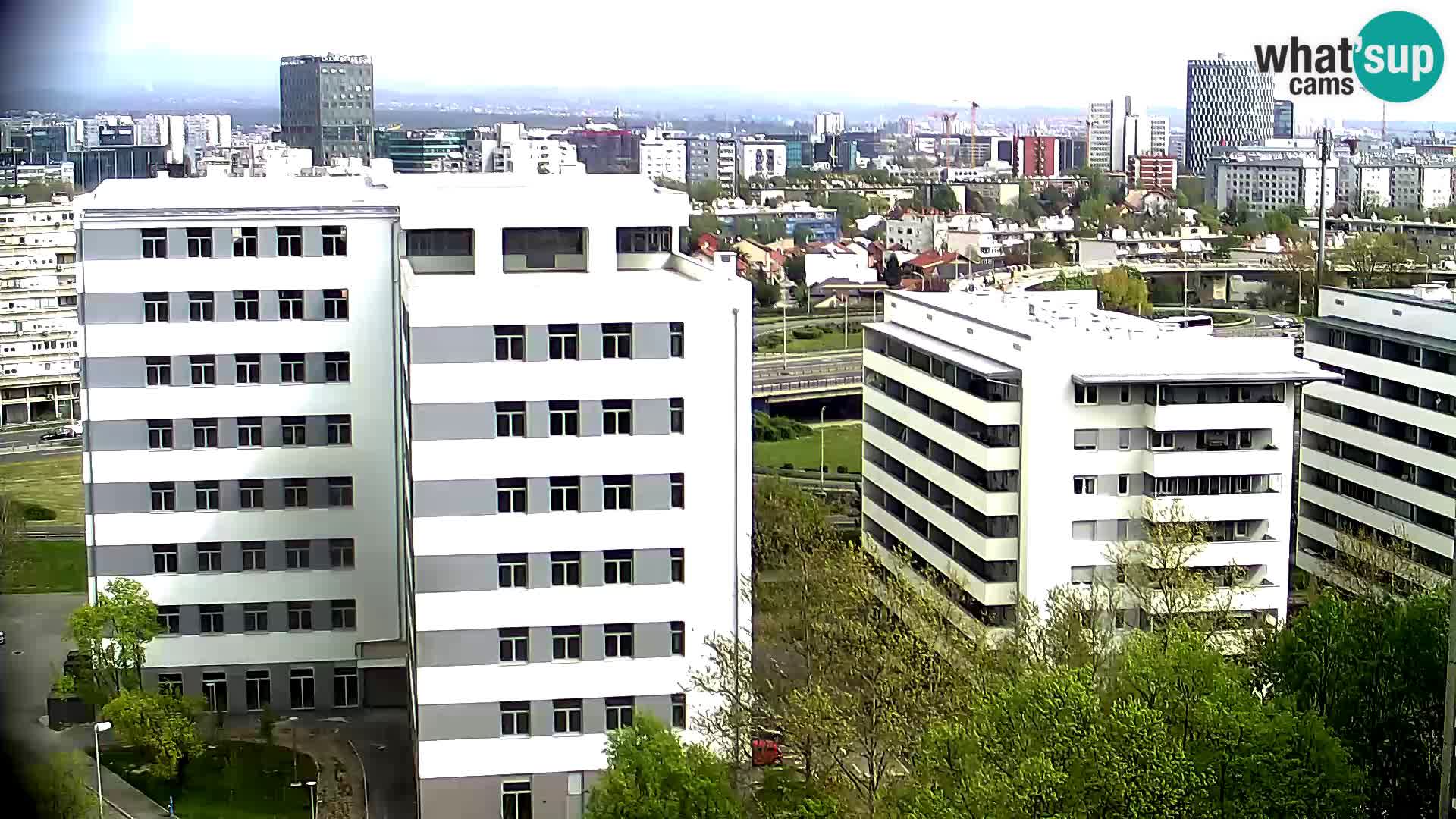 Web kamera Petlja Slavonska – Držićeva  – Zagreb Live