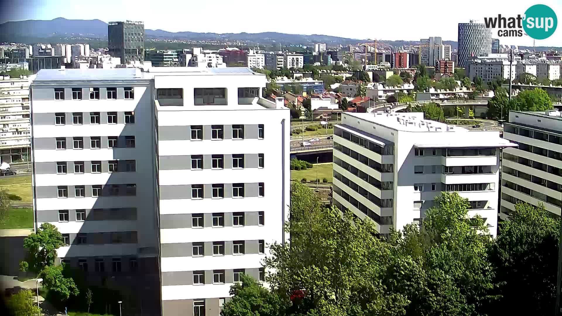 Web kamera Petlja Slavonska – Držićeva  – Zagreb Live