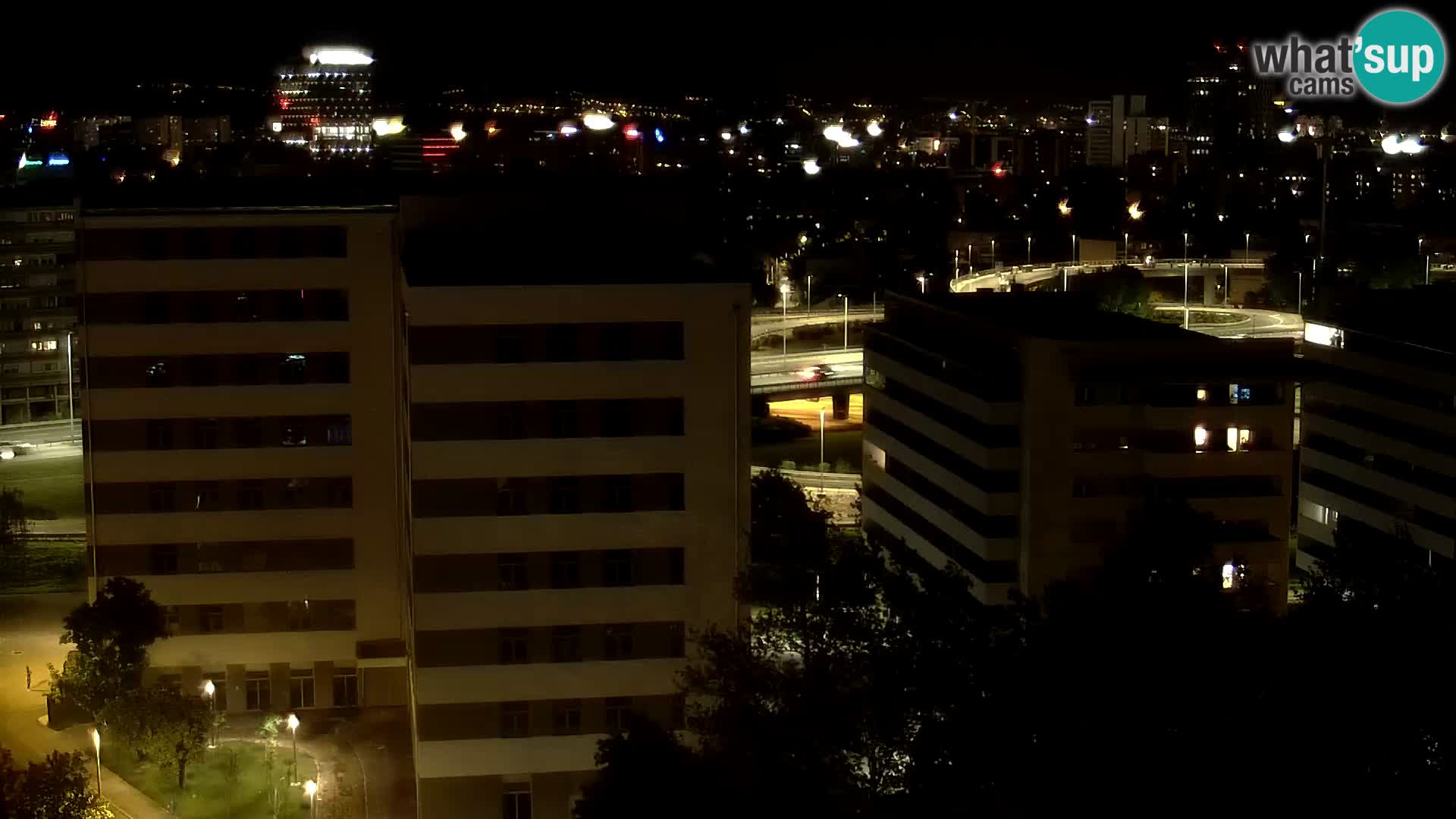 Rotatoria e incrocio viale Slavonska e Marin Držić  – webcam di Zagabria