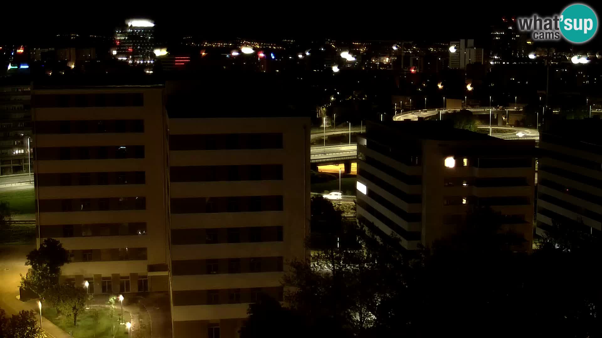 Live Interchange of Slavonska Avenue and Marin Držić Avenue in Zagreb webcam