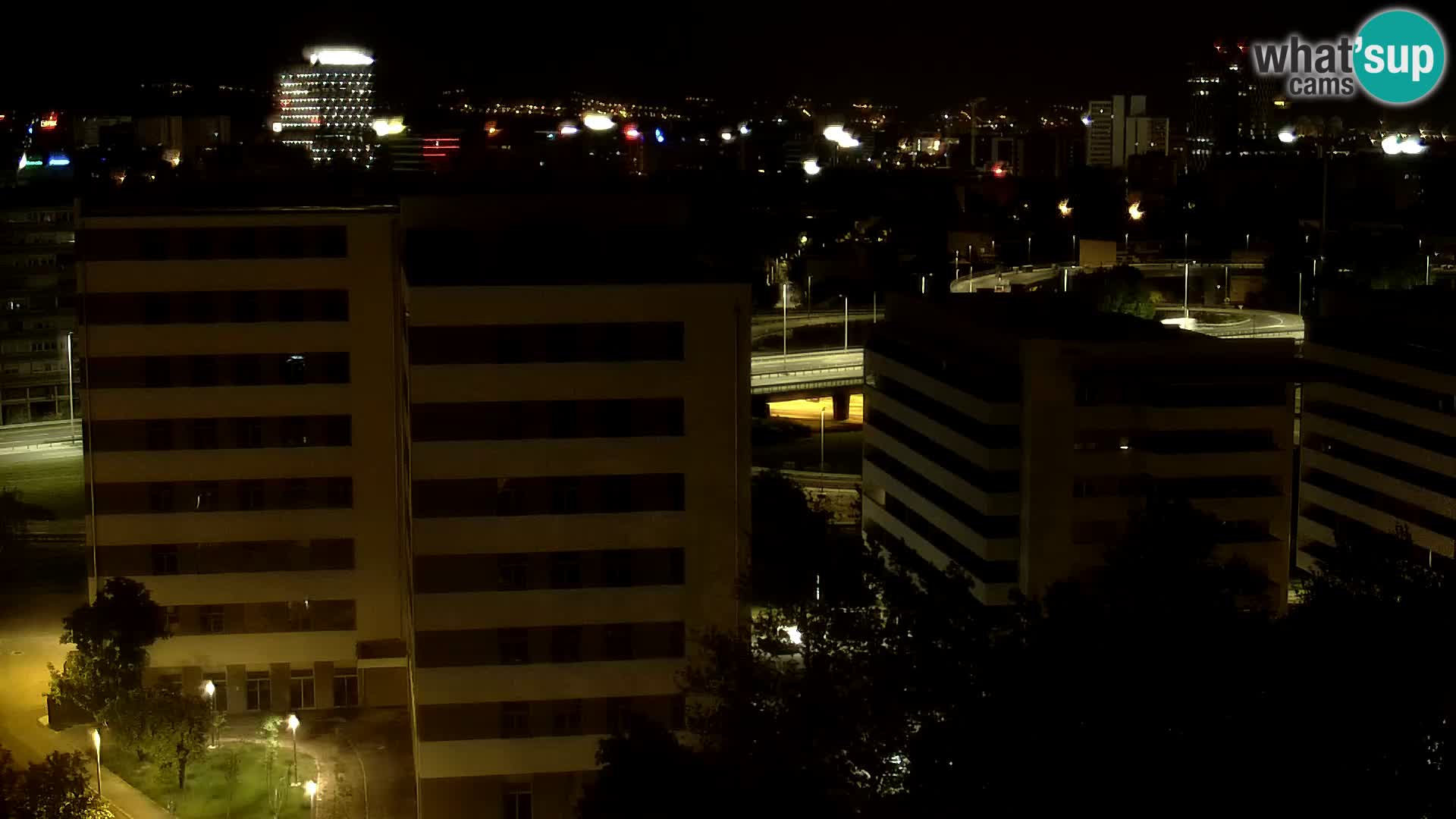 Rotatoria e incrocio viale Slavonska e Marin Držić  – webcam di Zagabria