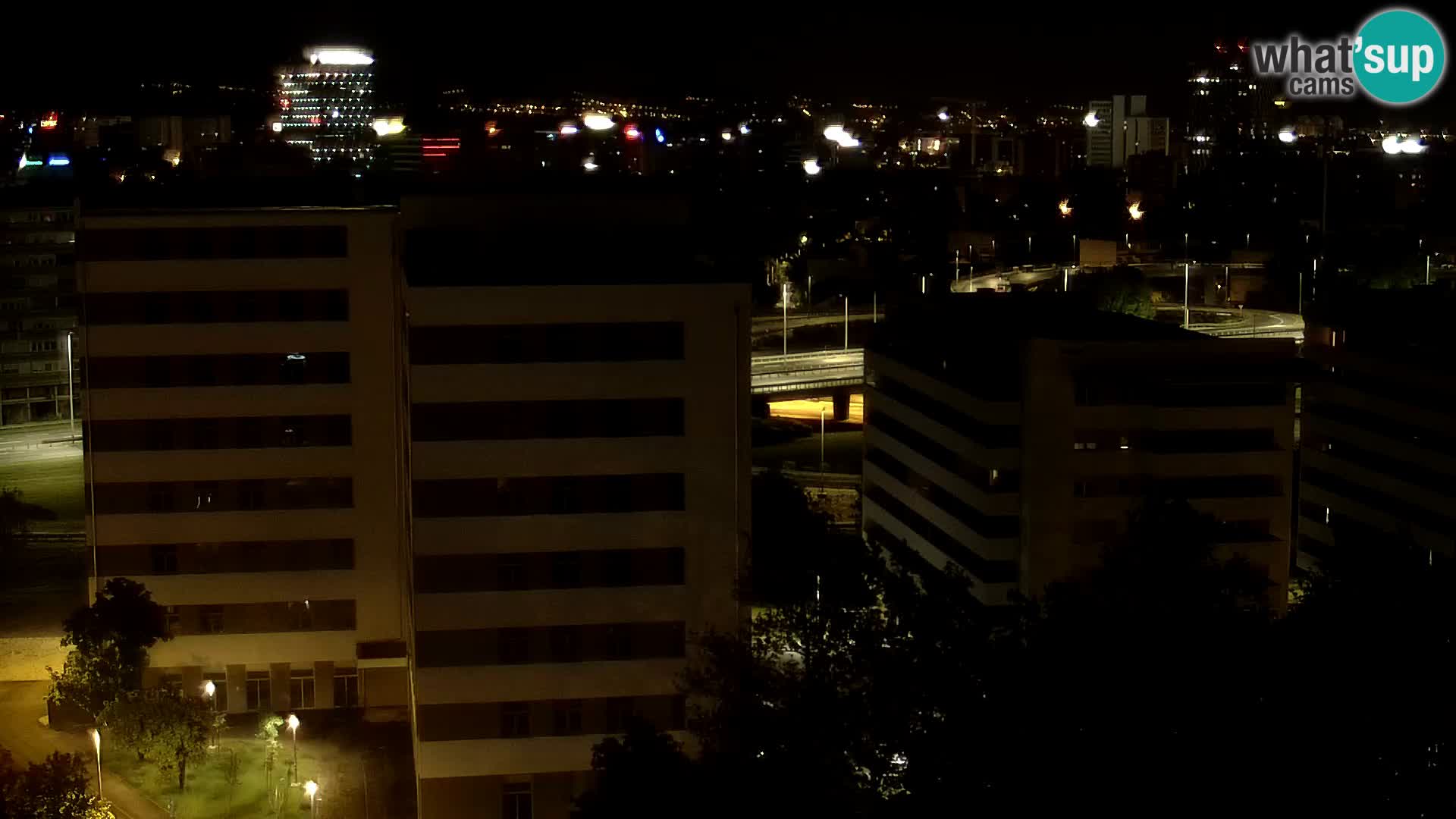 Live Interchange of Slavonska Avenue and Marin Držić Avenue in Zagreb webcam