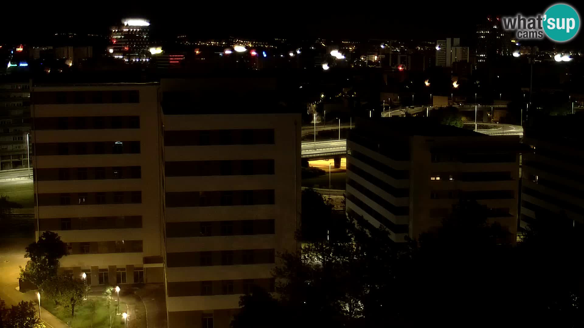 Rotatoria e incrocio viale Slavonska e Marin Držić  – webcam di Zagabria