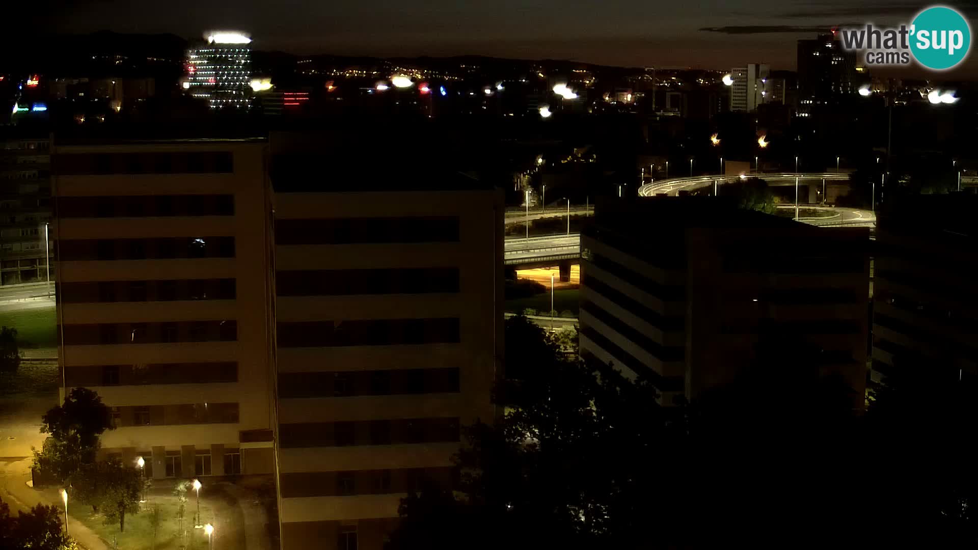 Rotatoria e incrocio viale Slavonska e Marin Držić  – webcam di Zagabria