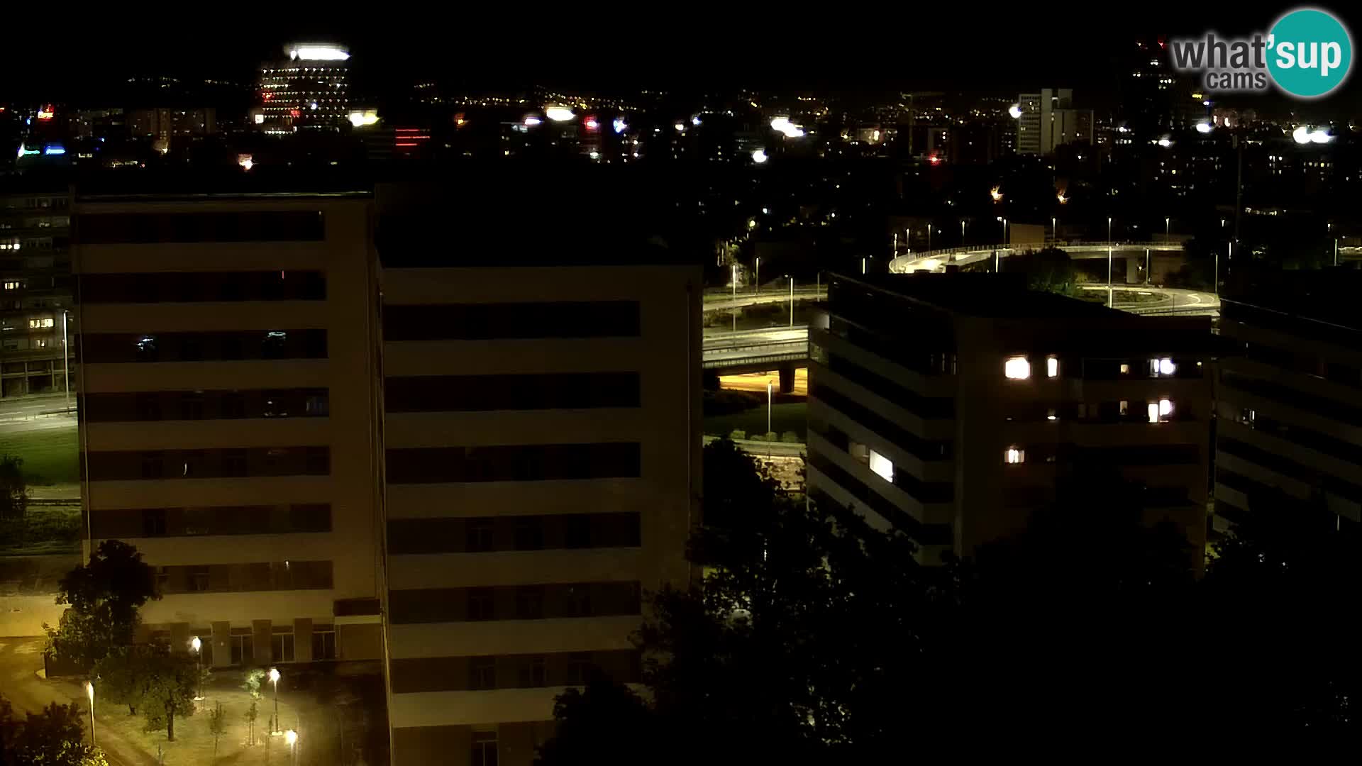 Rotatoria e incrocio viale Slavonska e Marin Držić  – webcam di Zagabria