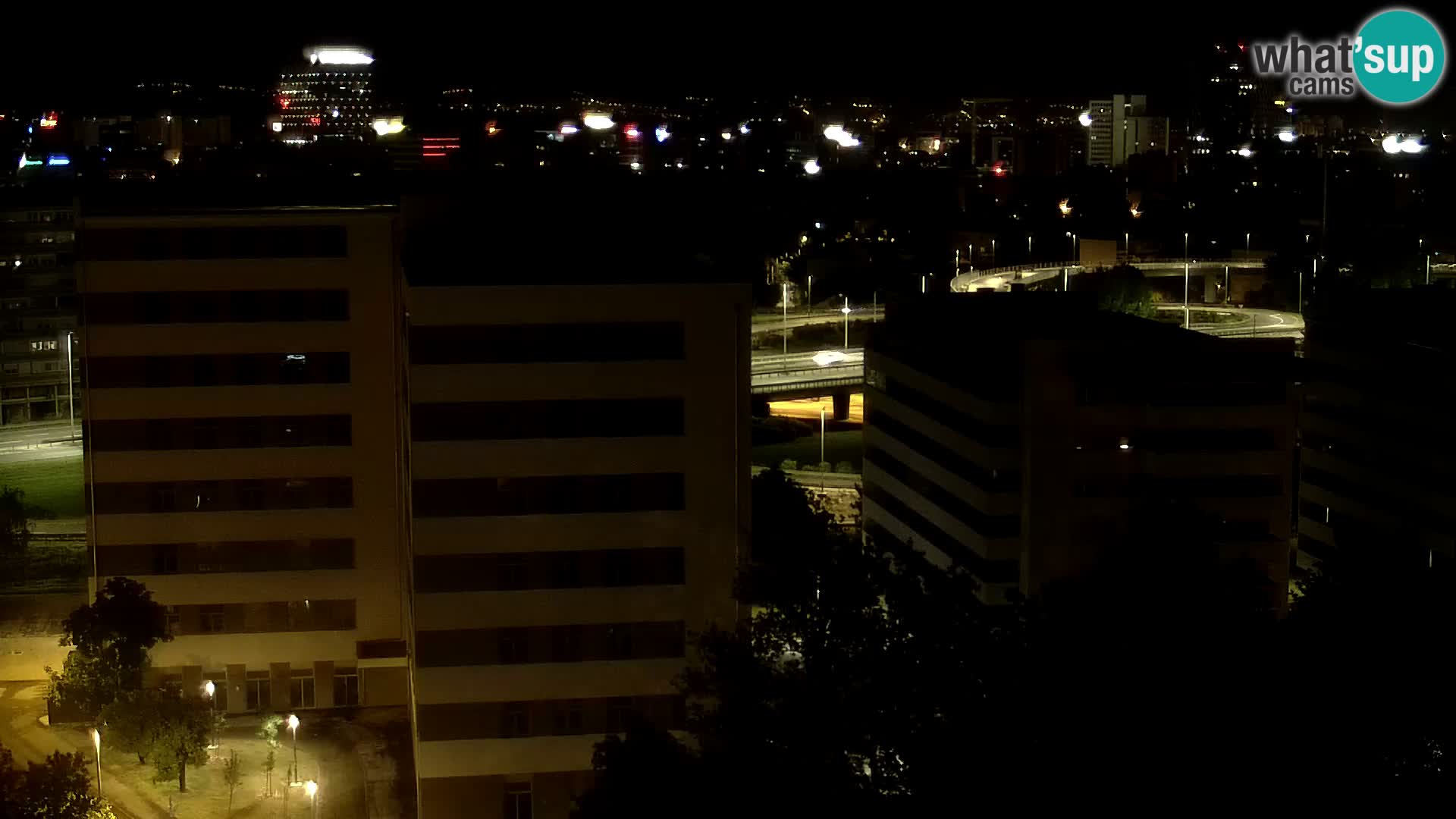 Web kamera Petlja Slavonska – Držićeva – Zagreb Live