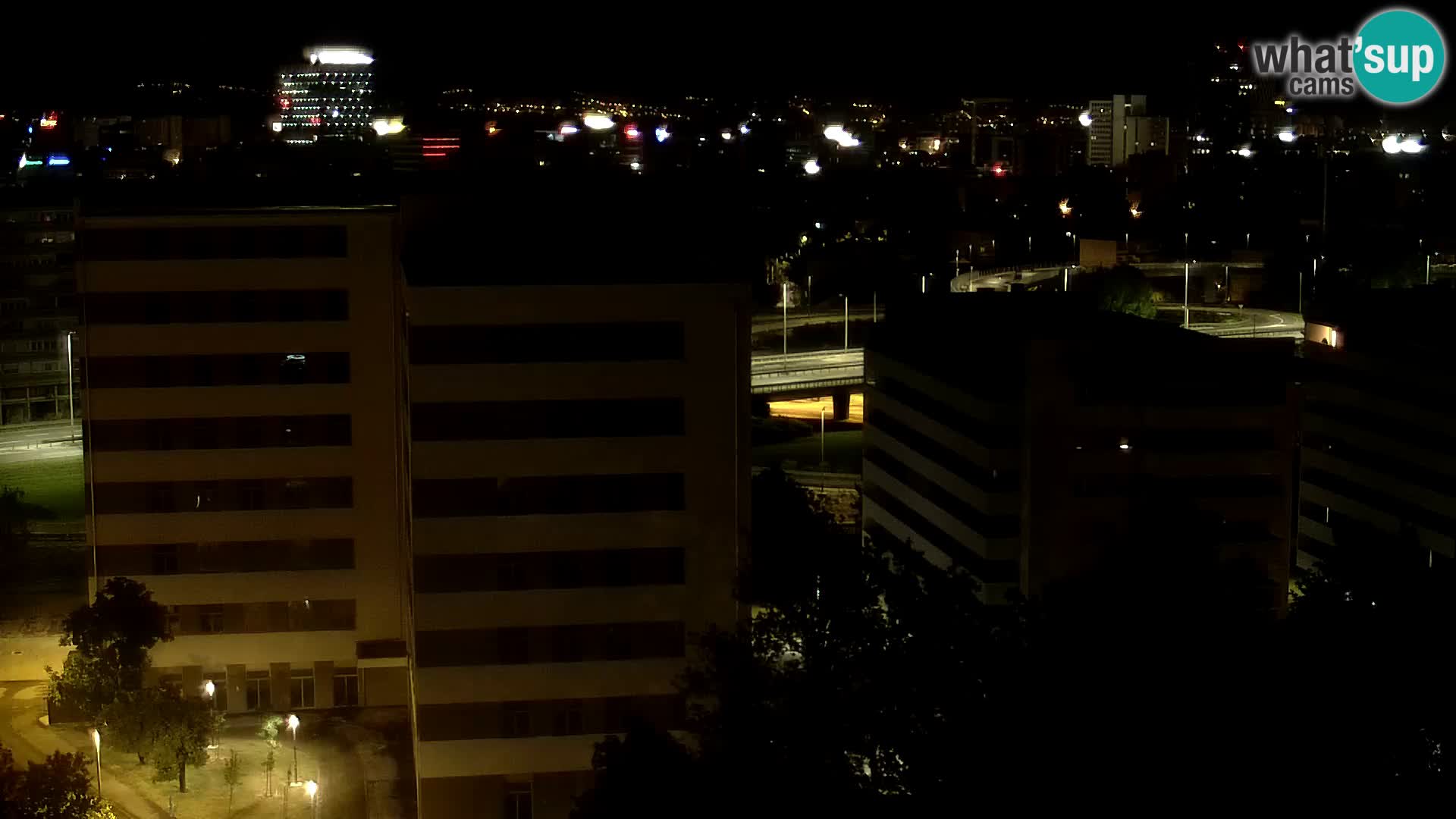 Rotatoria e incrocio viale Slavonska e Marin Držić  – webcam di Zagabria