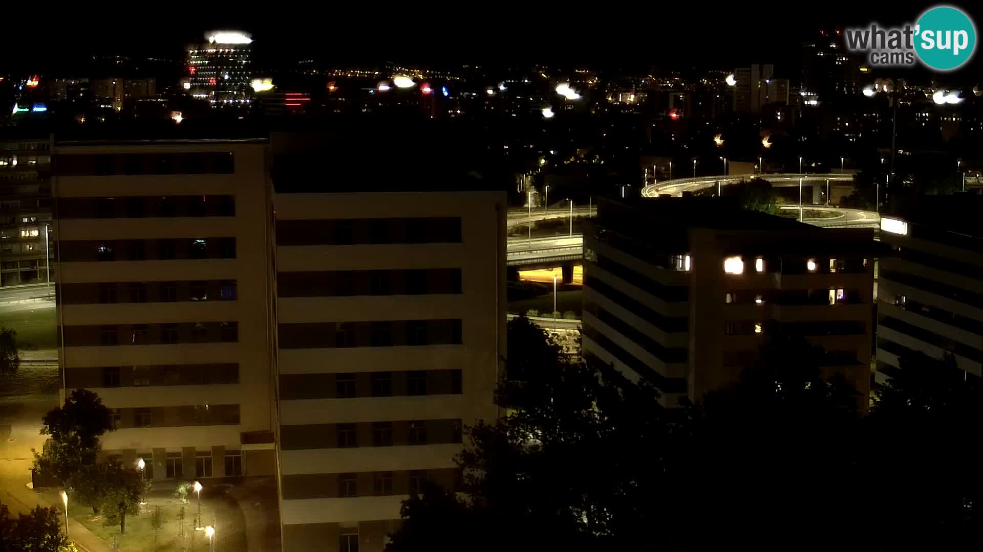 Rotatoria e incrocio viale Slavonska e Marin Držić  – webcam di Zagabria