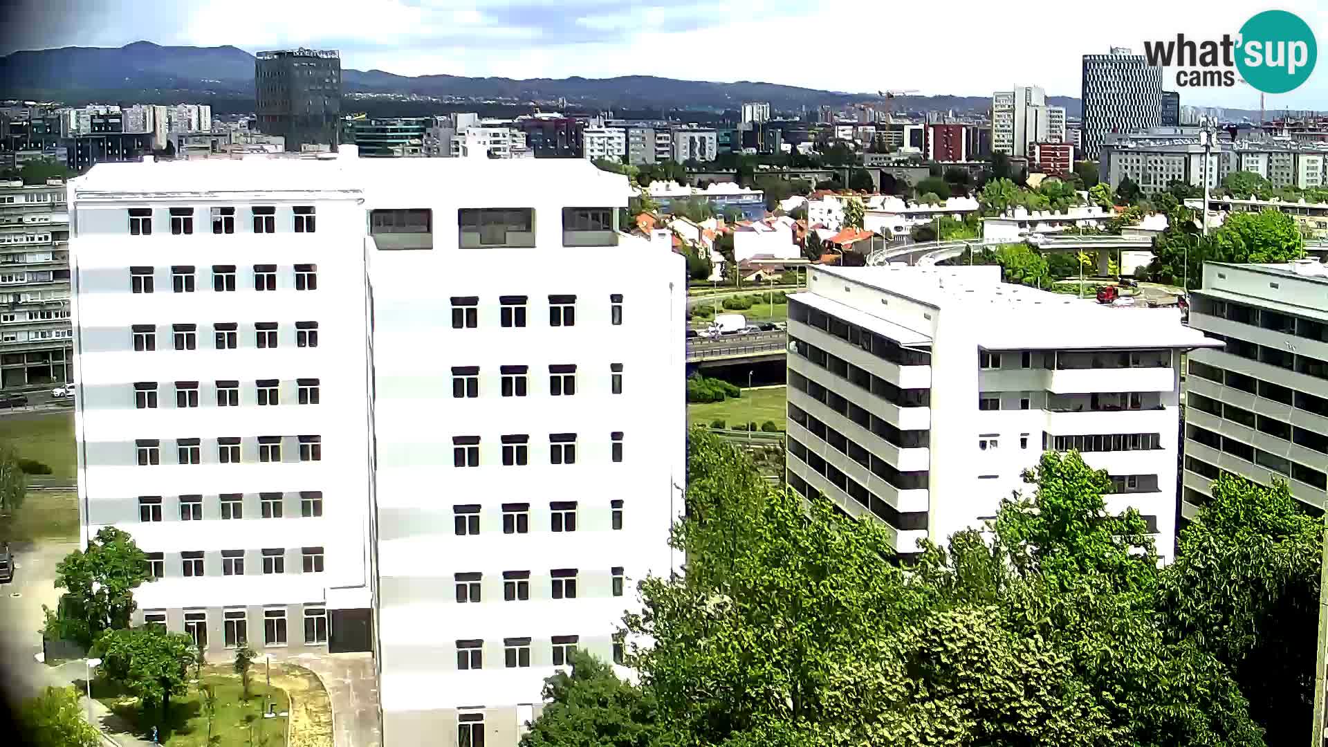 Web kamera Petlja Slavonska – Držićeva  – Zagreb Live
