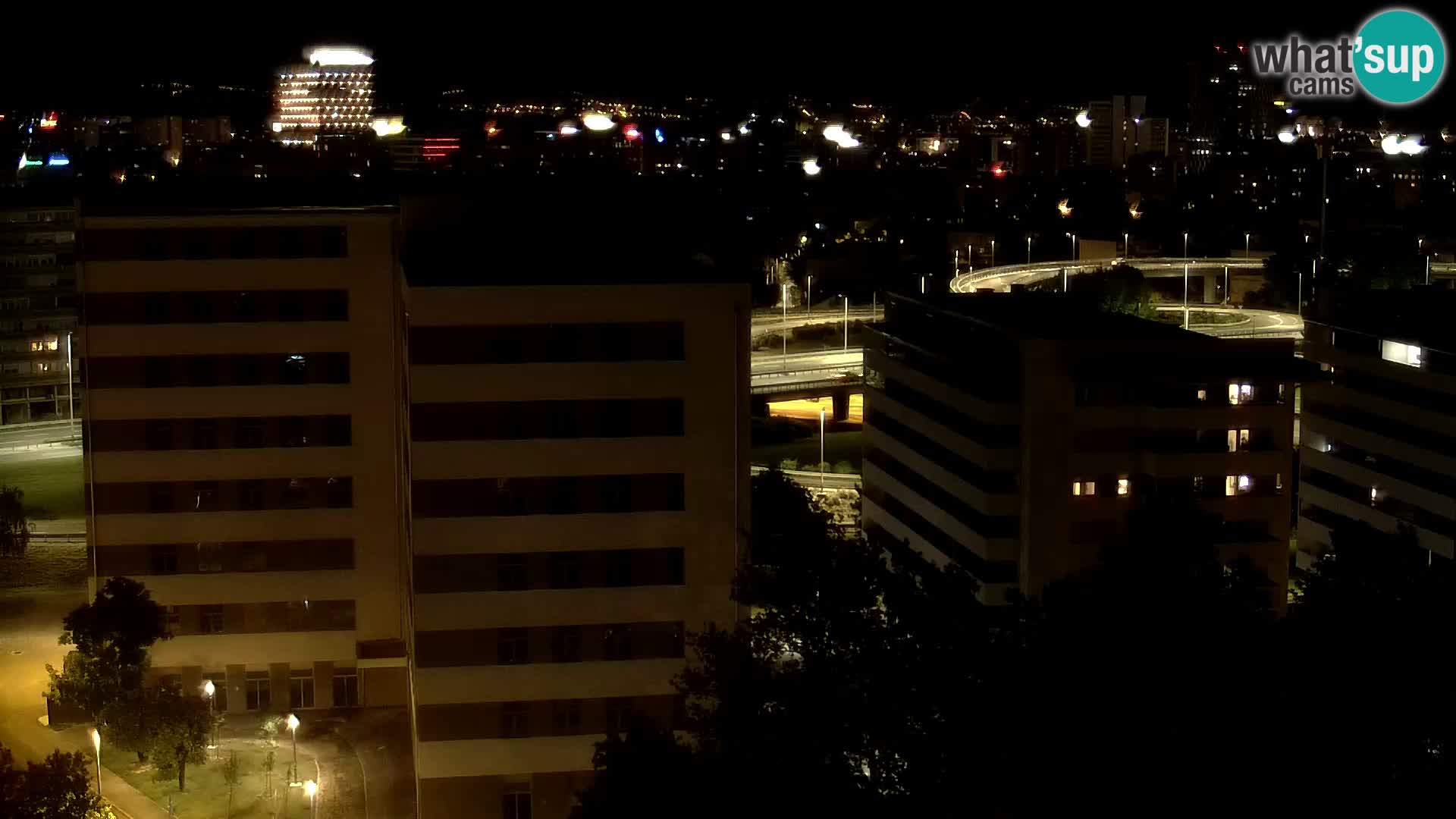 Live Interchange of Slavonska Avenue and Marin Držić Avenue in Zagreb webcam