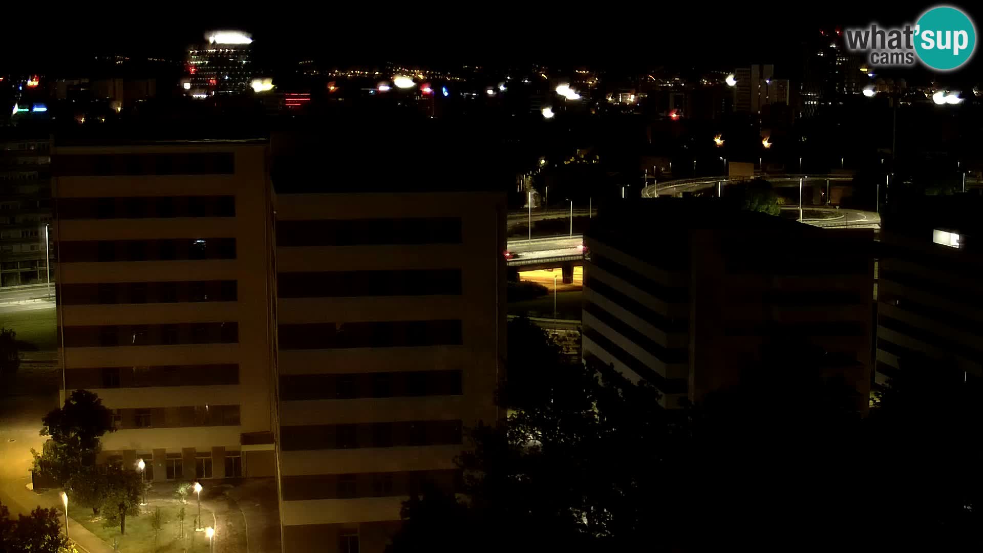 Live Interchange of Slavonska Avenue and Marin Držić Avenue in Zagreb webcam