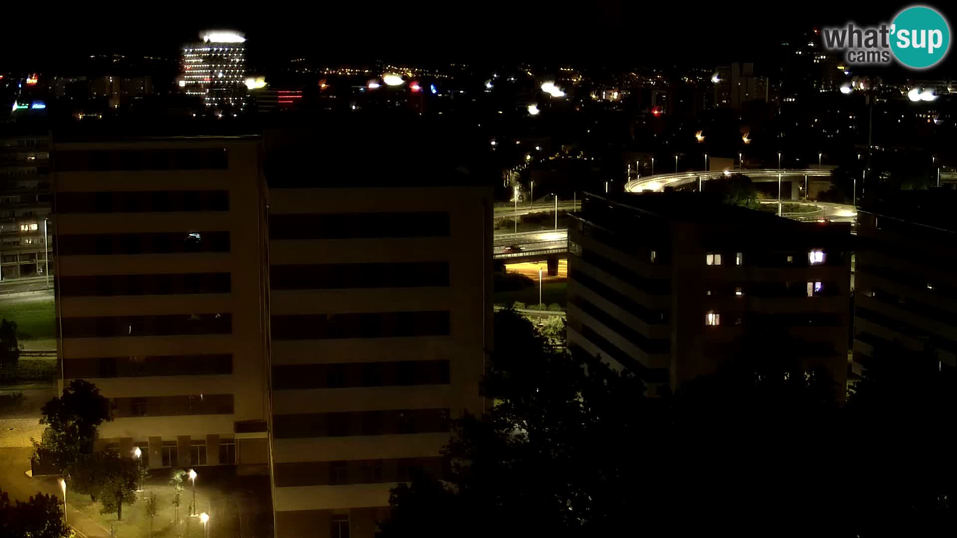 Live Interchange of Slavonska Avenue and Marin Držić Avenue in Zagreb webcam