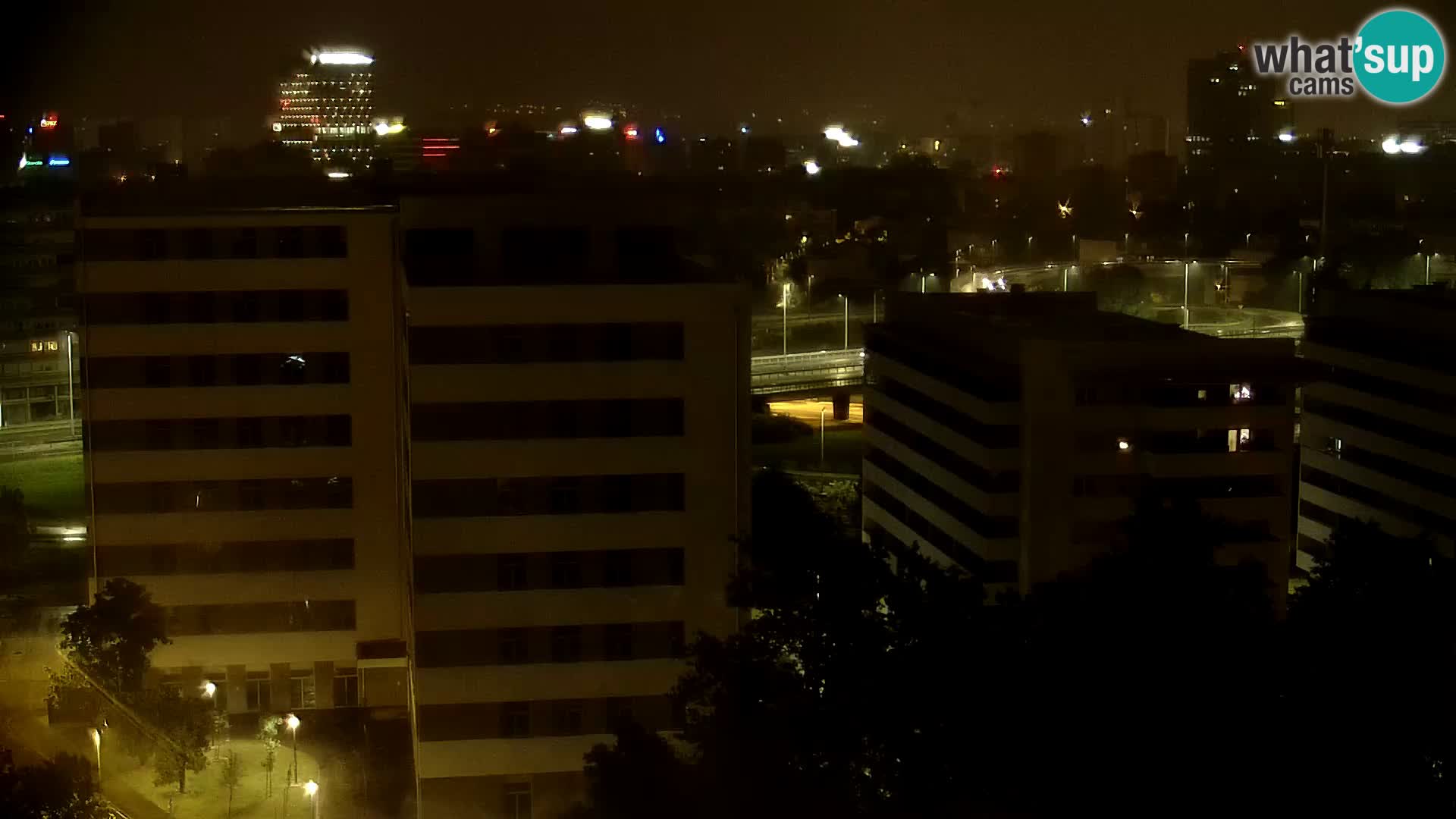 Live Interchange of Slavonska Avenue and Marin Držić Avenue in Zagreb webcam