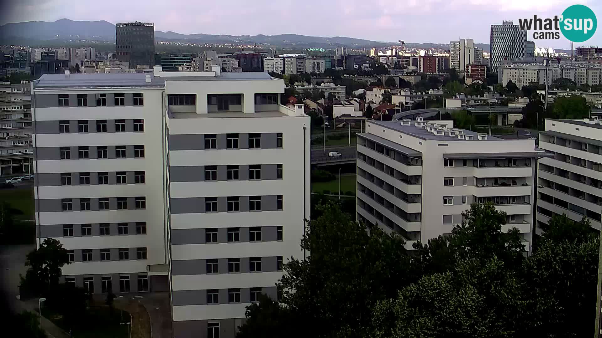Rotatoria e incrocio viale Slavonska e Marin Držić – webcam di Zagabria