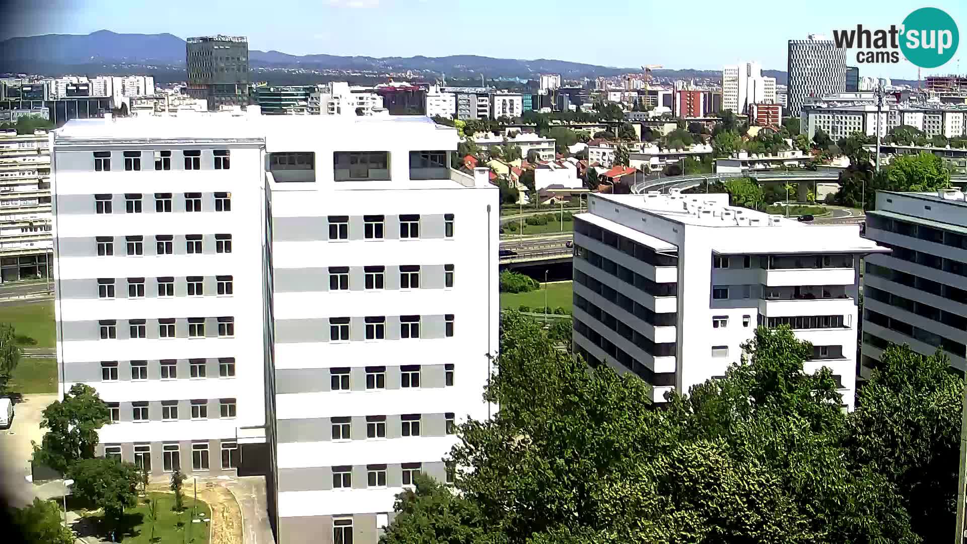 Web kamera Petlja Slavonska – Držićeva – Zagreb Live