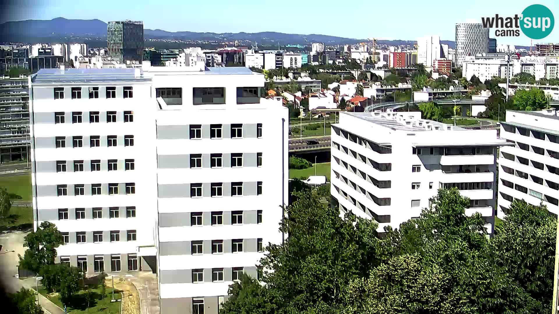 Web kamera Petlja Slavonska – Držićeva – Zagreb Live