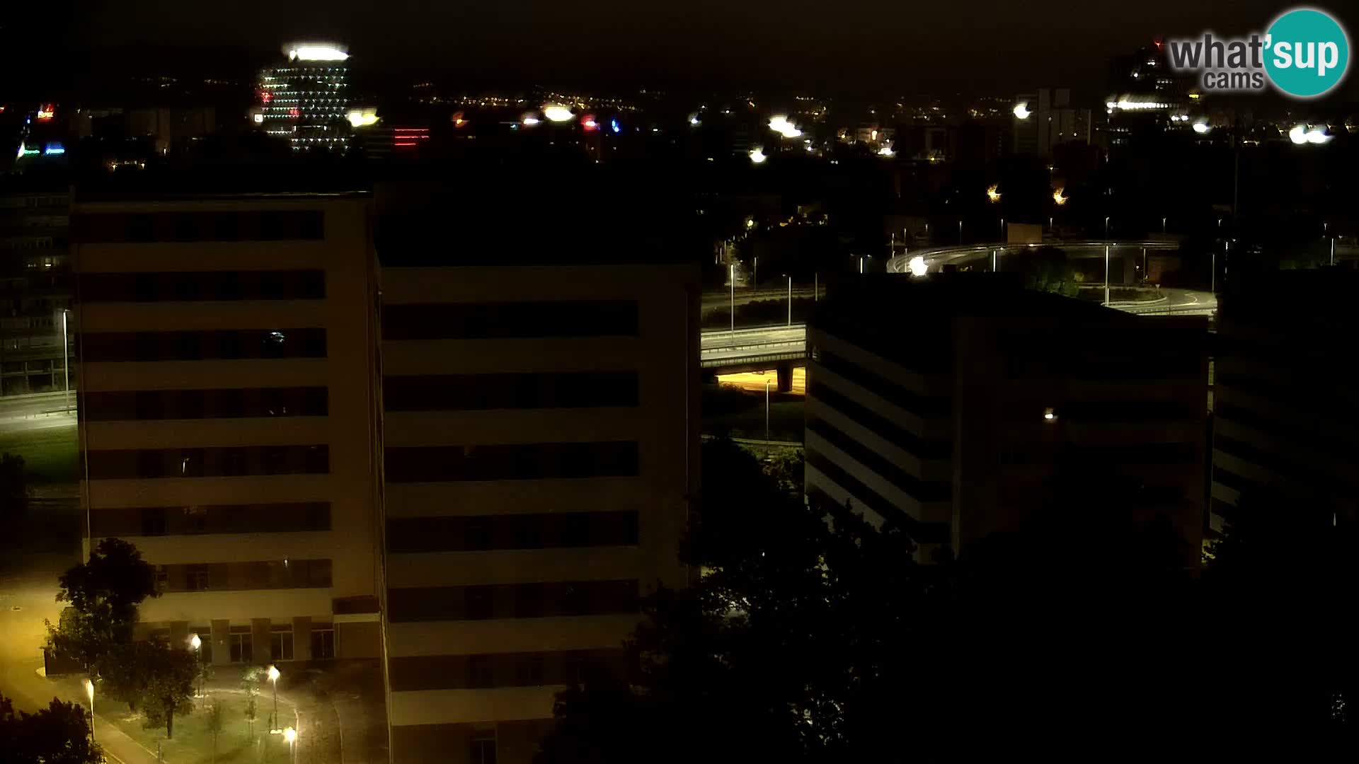 Rotatoria e incrocio viale Slavonska e Marin Držić  – webcam di Zagabria