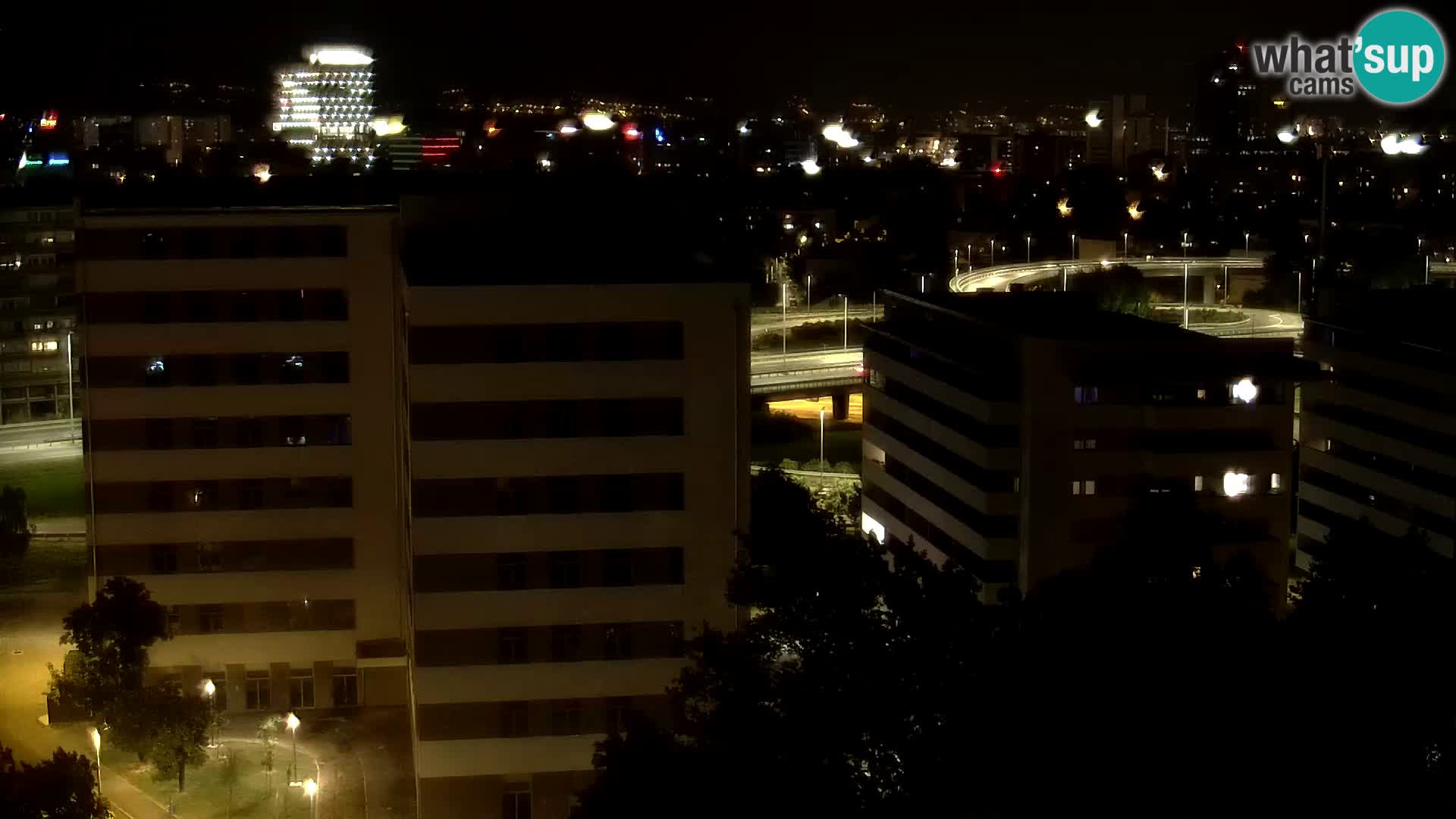 Live Interchange of Slavonska Avenue and Marin Držić Avenue in Zagreb webcam
