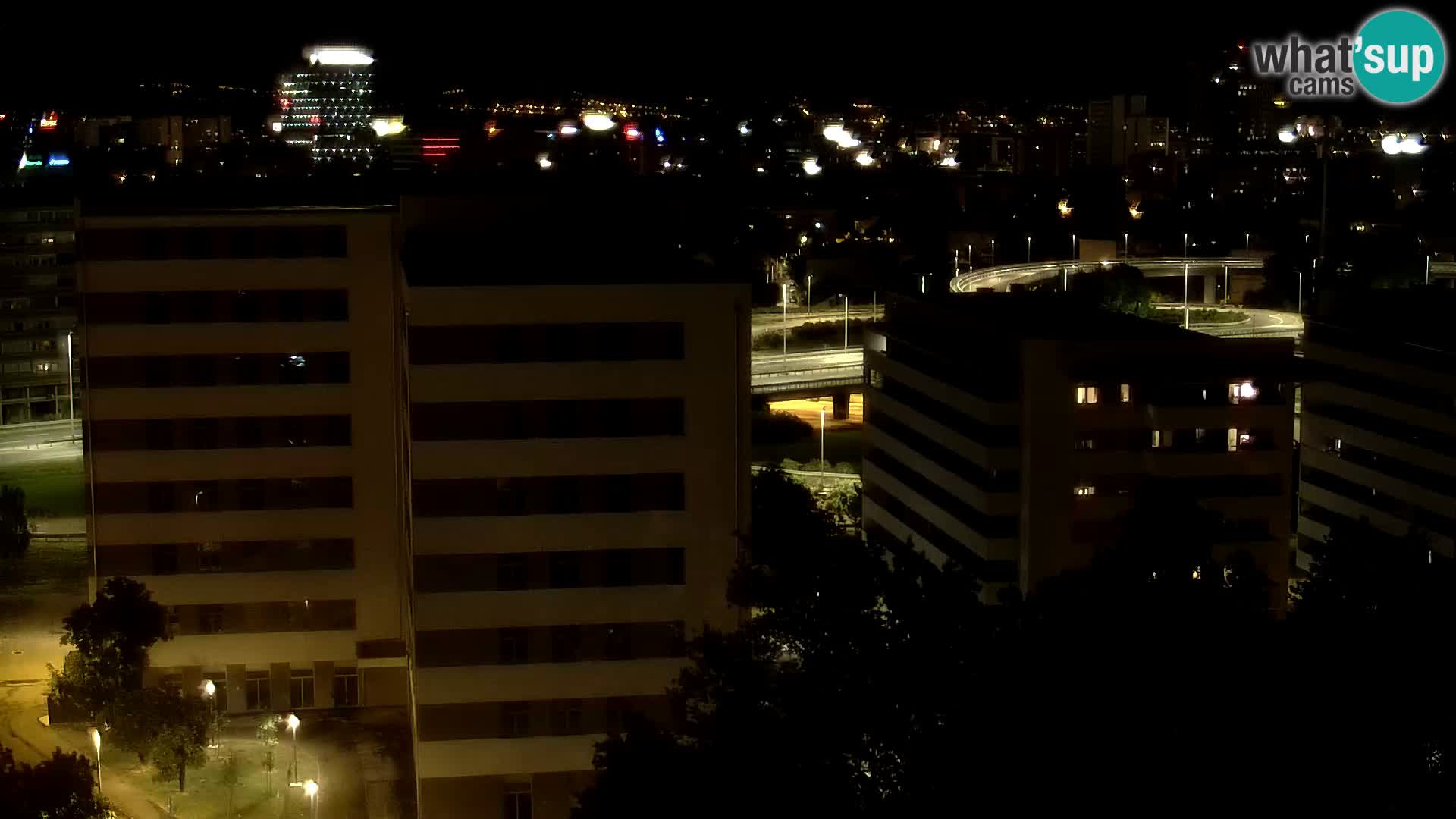 Live Interchange of Slavonska Avenue and Marin Držić Avenue in Zagreb webcam