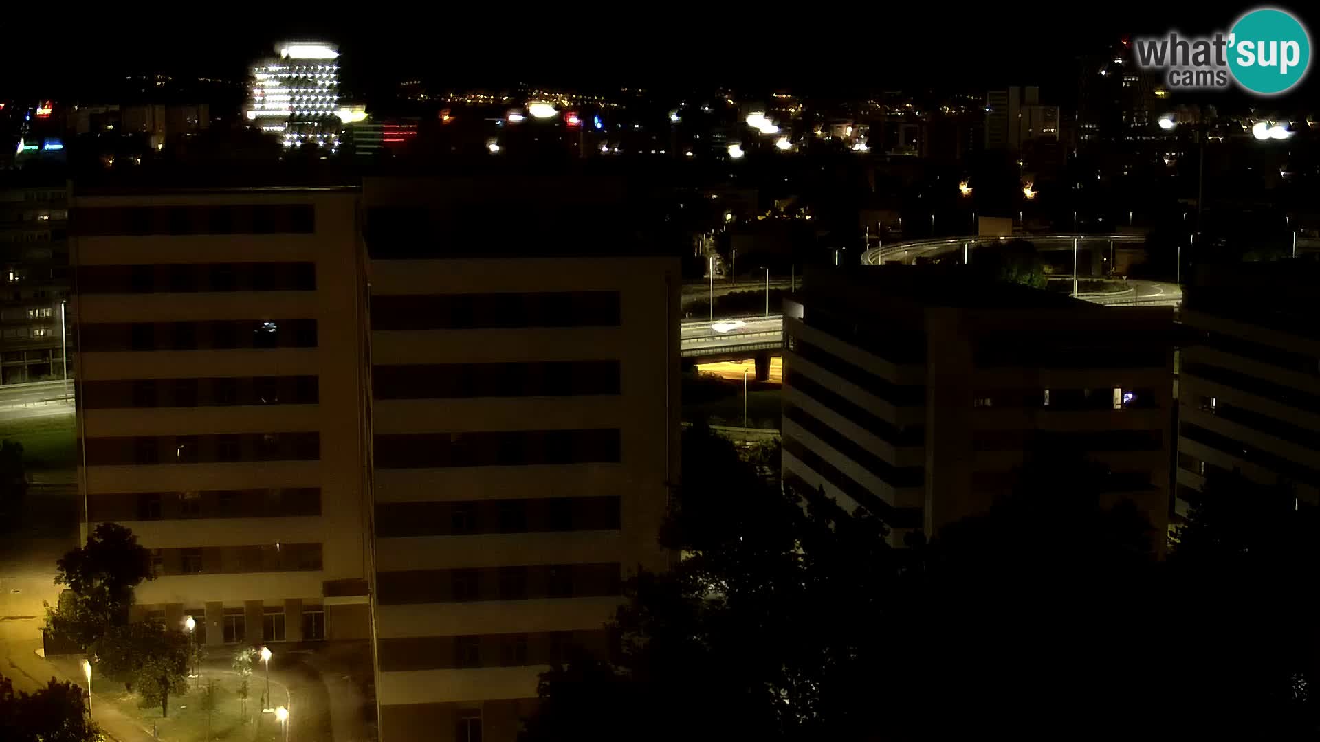Live Interchange of Slavonska Avenue and Marin Držić Avenue in Zagreb webcam