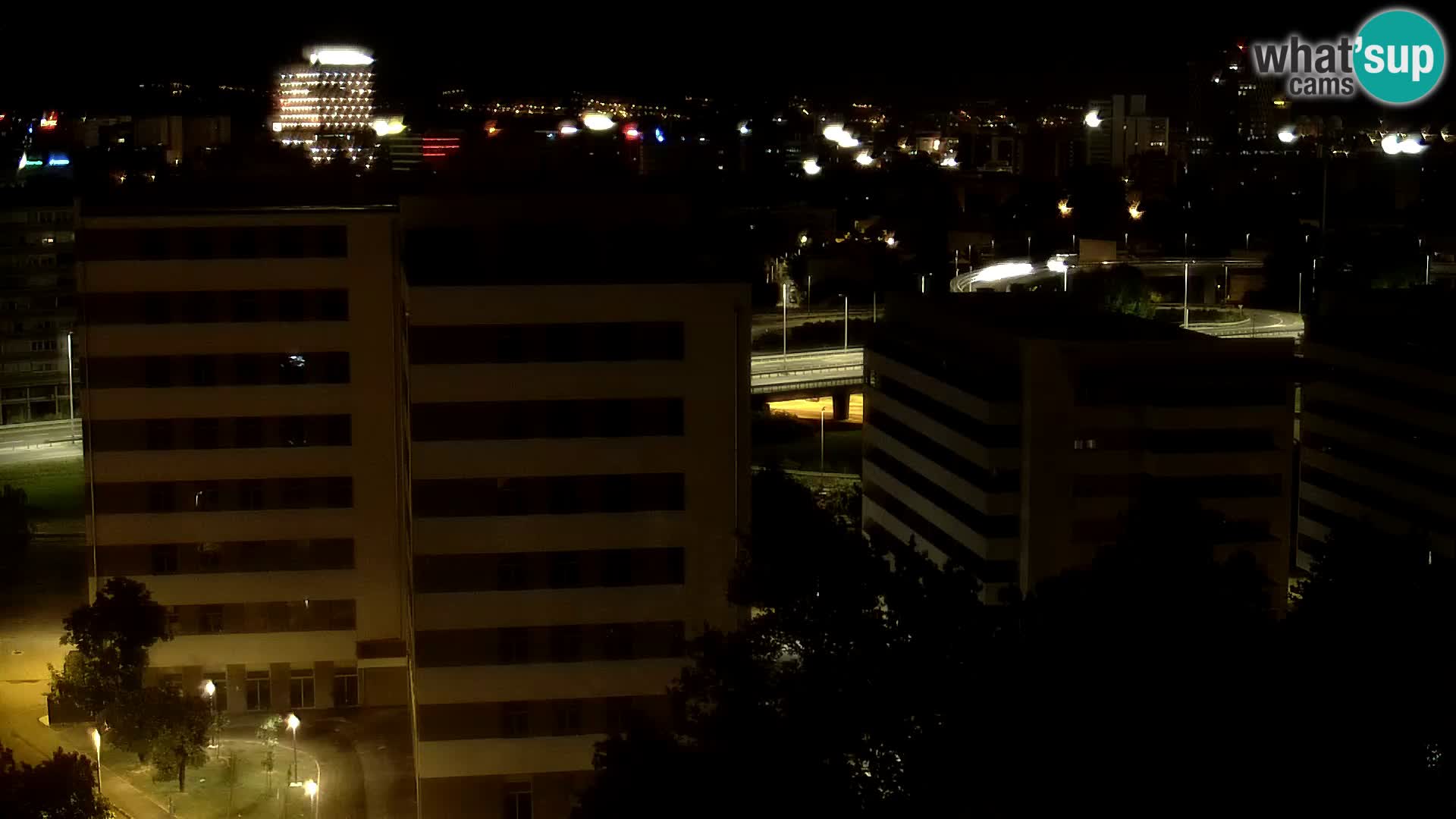 Rotatoria e incrocio viale Slavonska e Marin Držić  – webcam di Zagabria