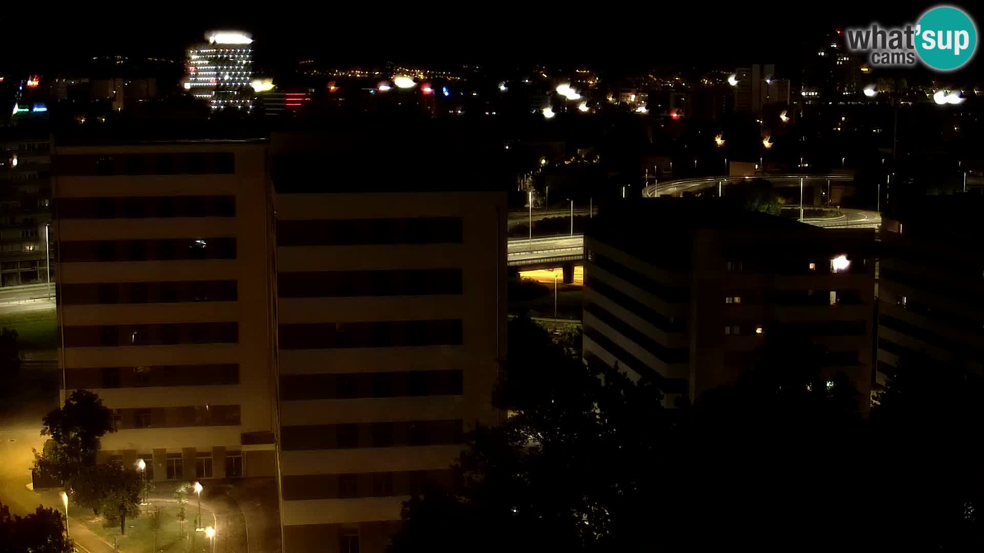 Live Interchange of Slavonska Avenue and Marin Držić Avenue in Zagreb webcam