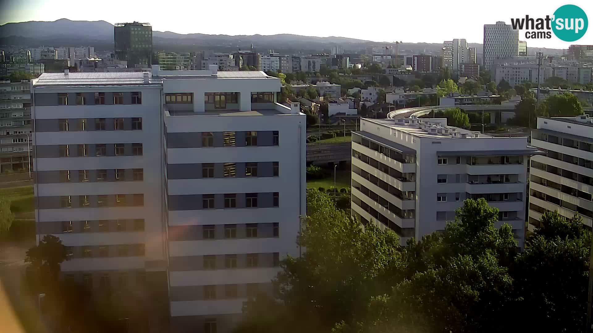 Rotatoria e incrocio viale Slavonska e Marin Držić – webcam di Zagabria